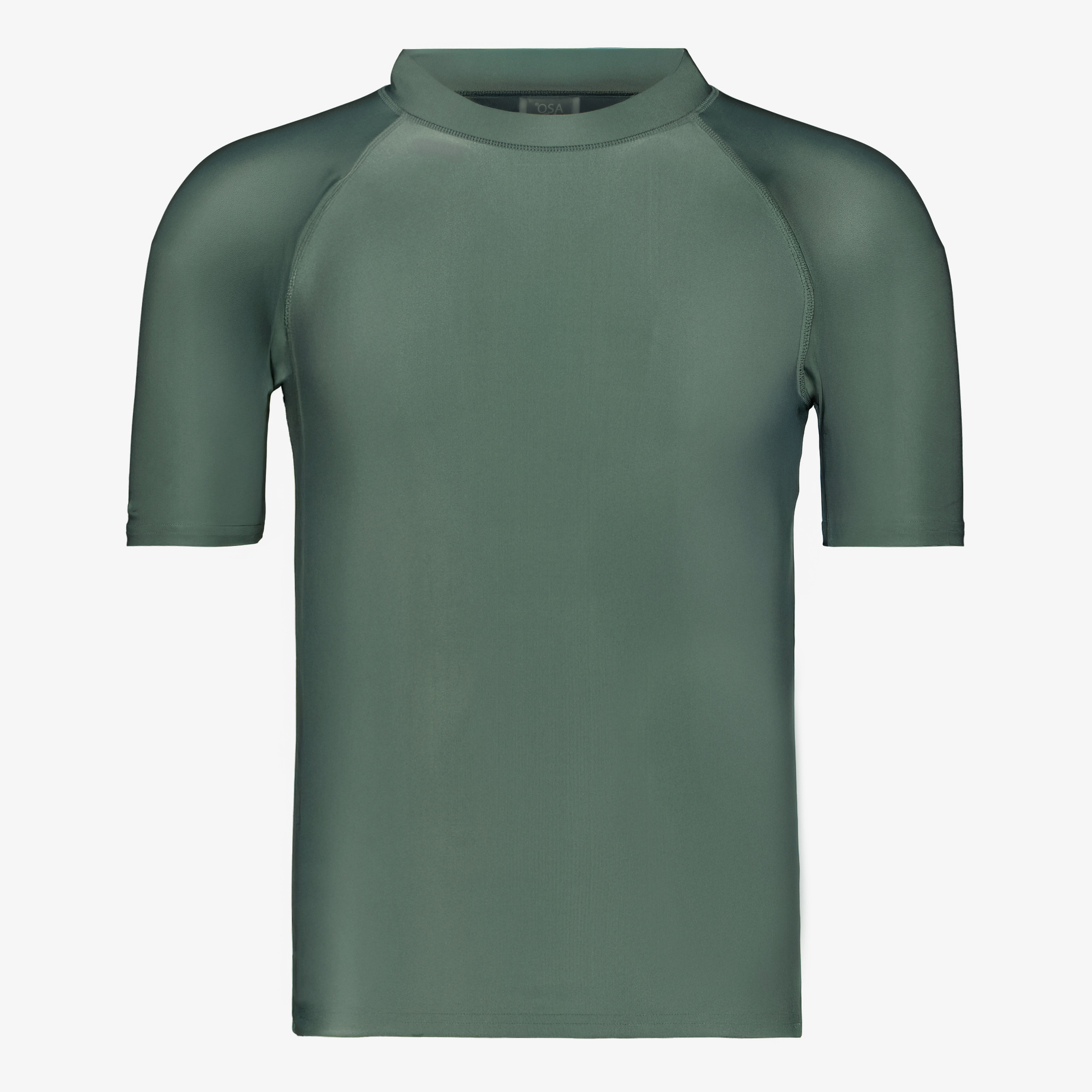 Osaga heren UV zwemshirt met korte mouwen groen t-shirts & tops