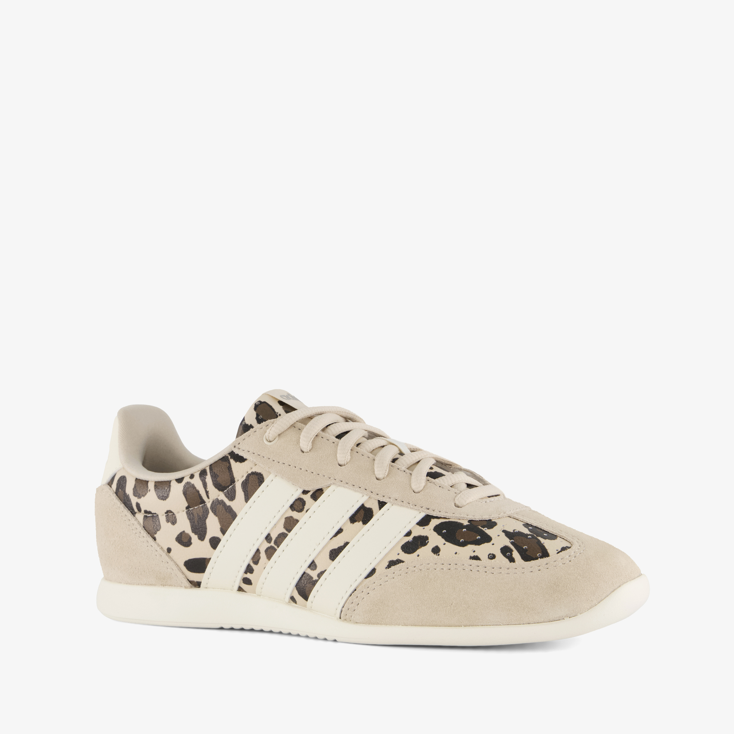 Adidas Barreda Lo suède dames sneakers met panterprint beige