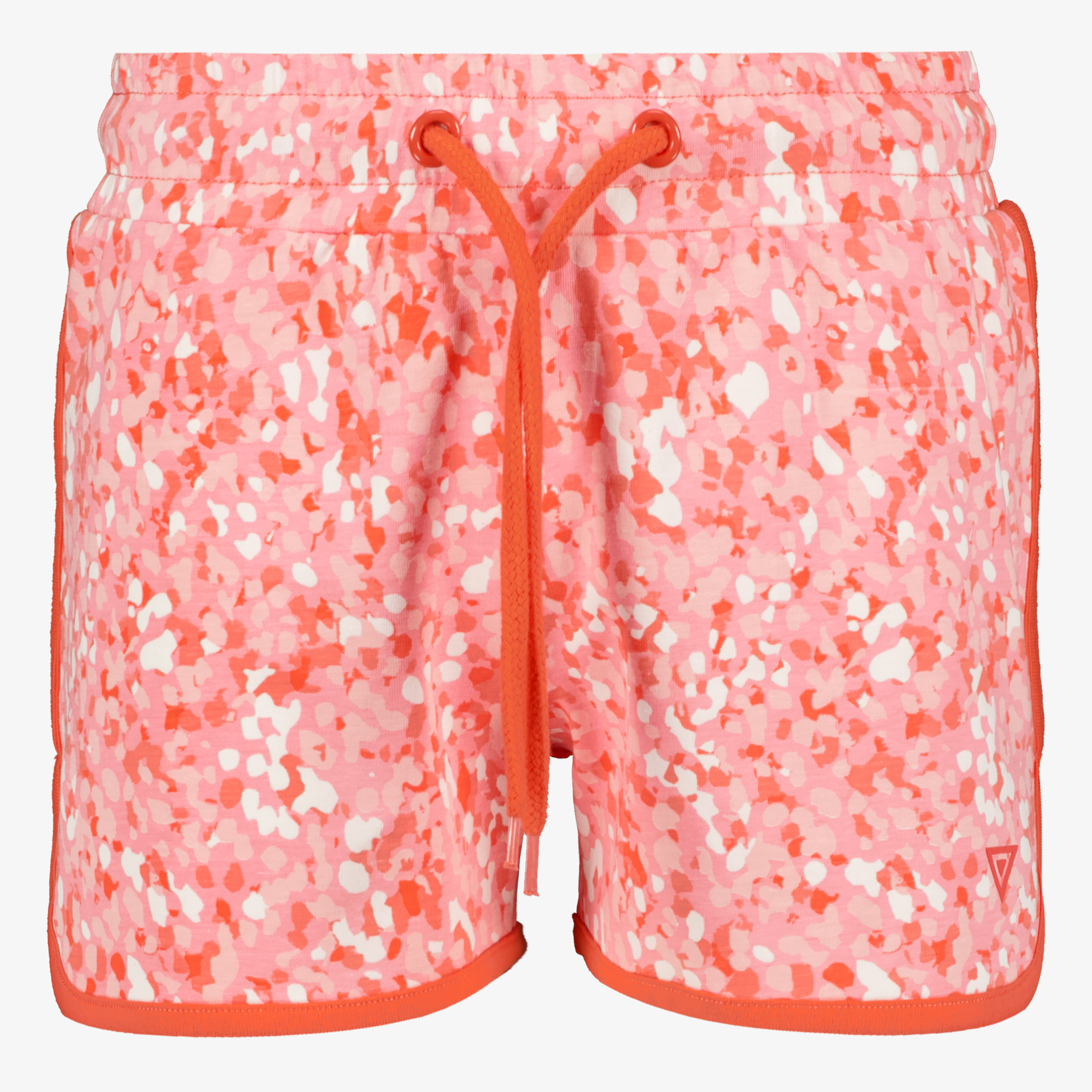 Osaga meisjes sweat short met print oranje roze
