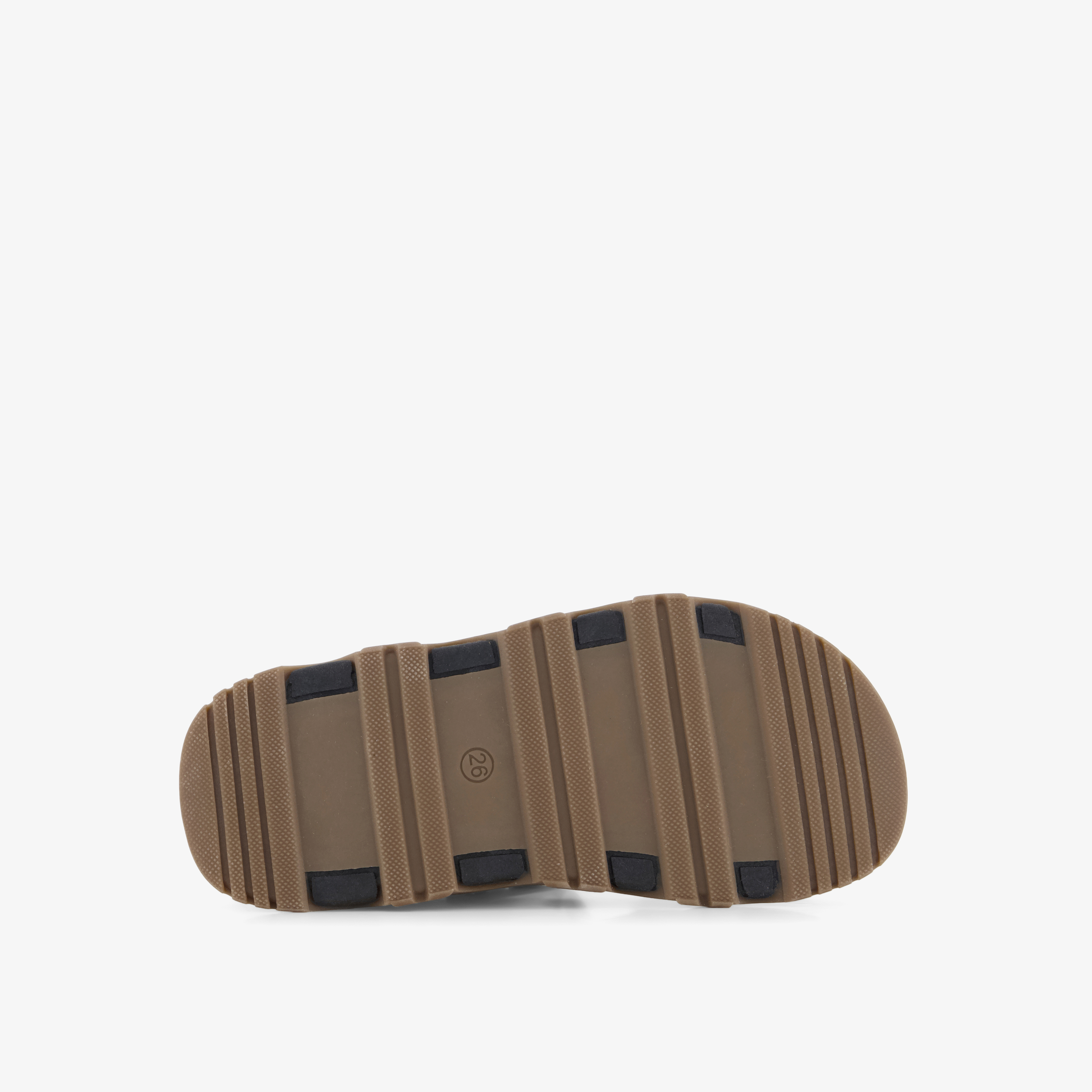 Braqeez leren jongens sandalen taupe – foto 3