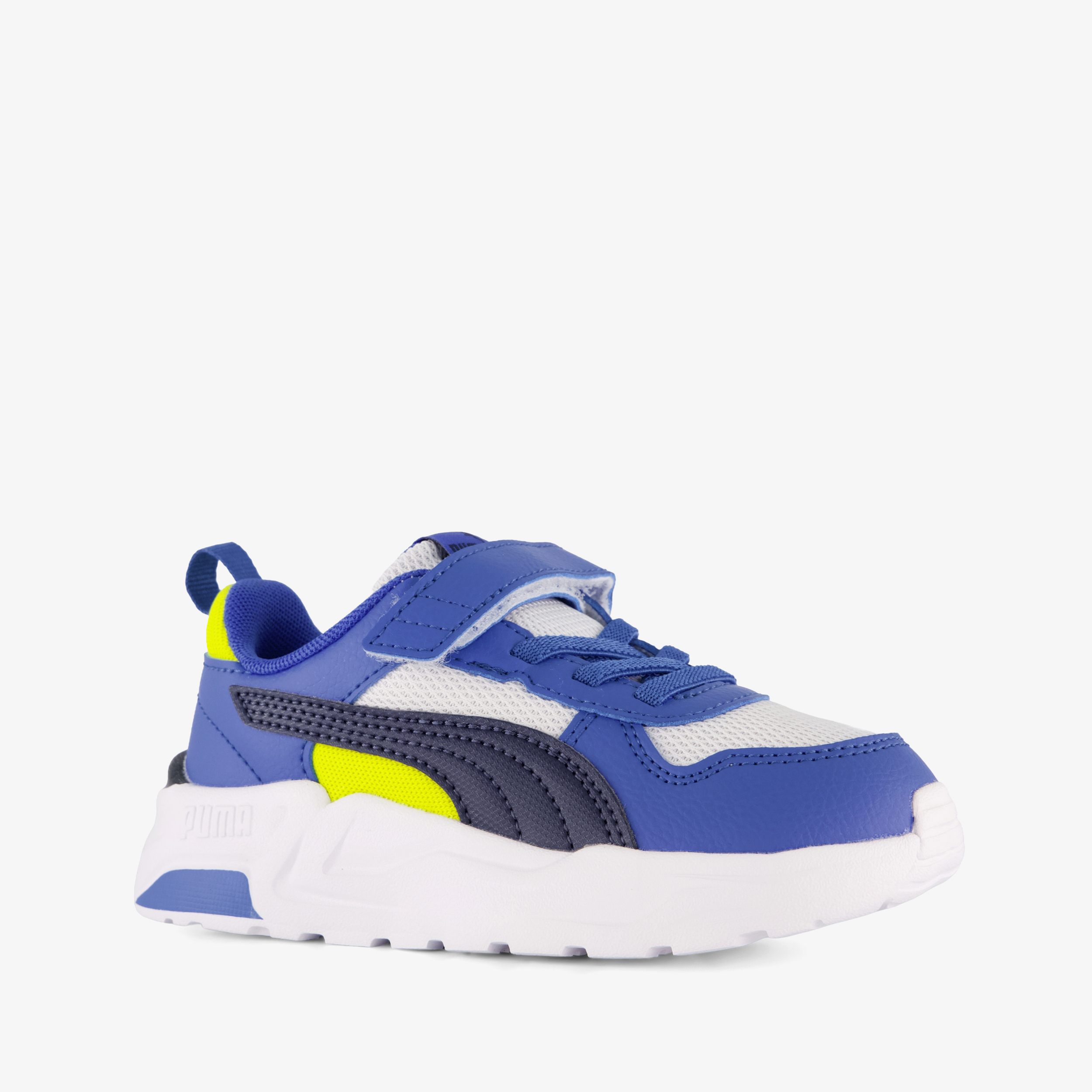 Puma Trinity 2 LT AC+ INF kinder sneakers blauw wit