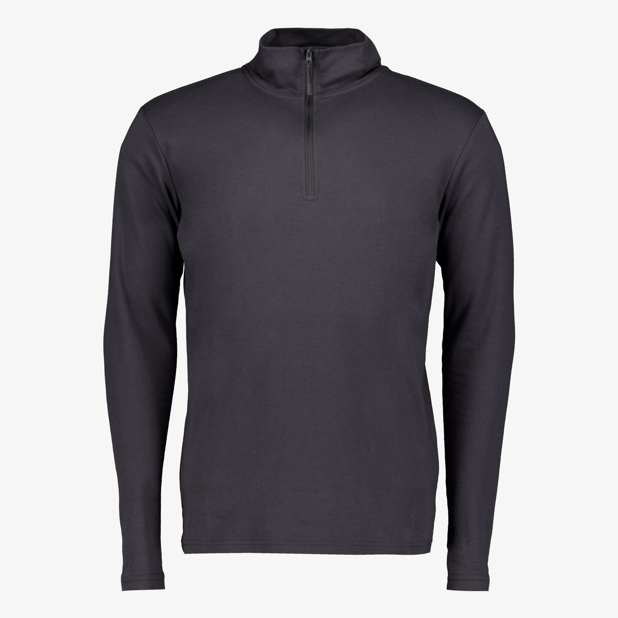Mountain Peak heren skipully met rits zwart ski-pullies