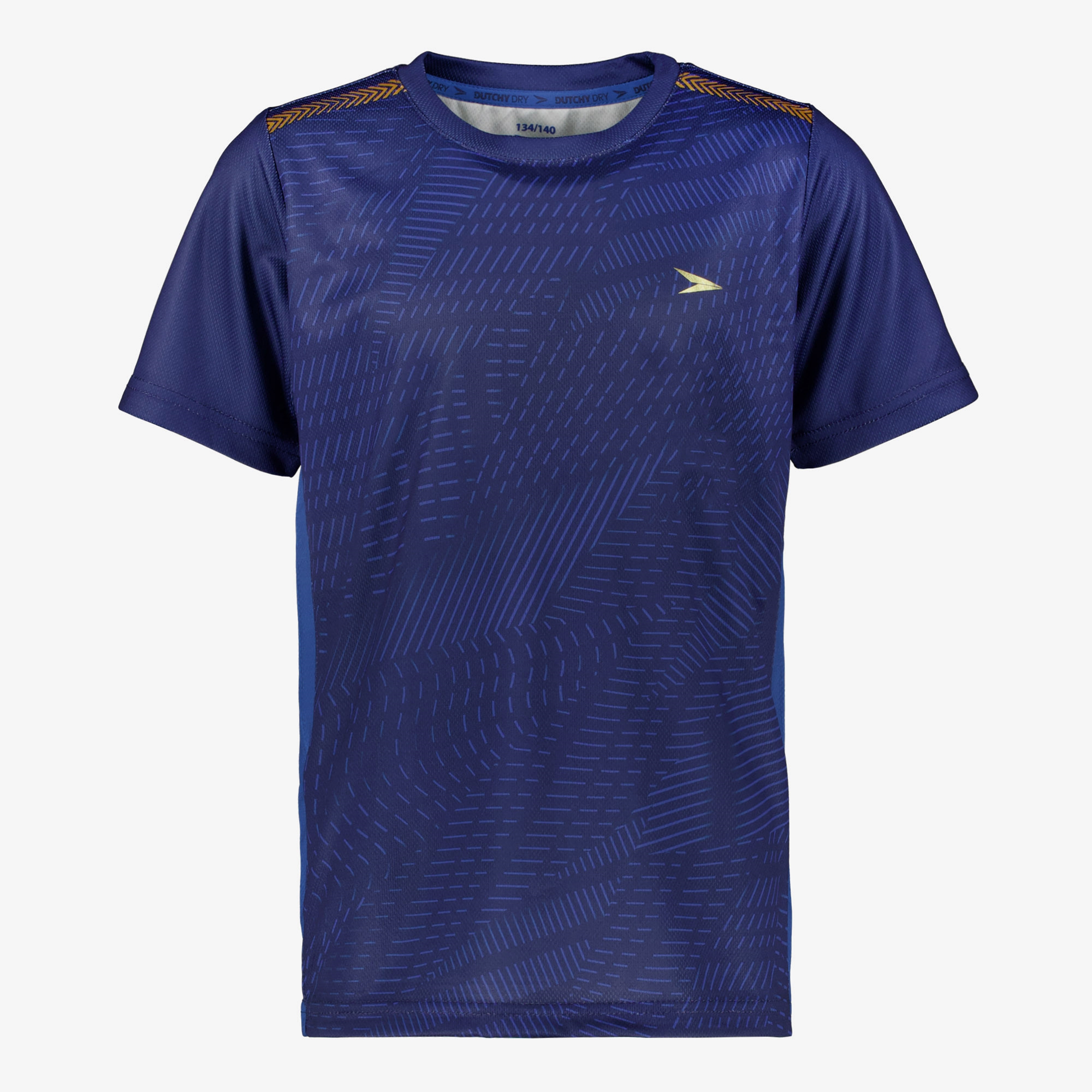 Dutchy Dry kinder voetbal T-shirt blauw Dutchy Dry kinder voetbal T-shirt blauw