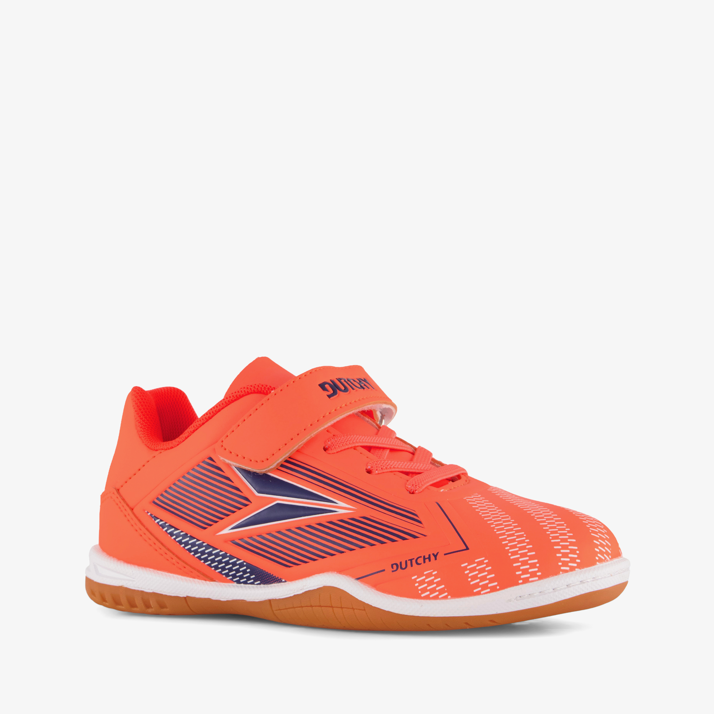 Dutchy Flow IC zaalvoetbalschoenen oranje meisjes voetbalschoenenzaalschoenen