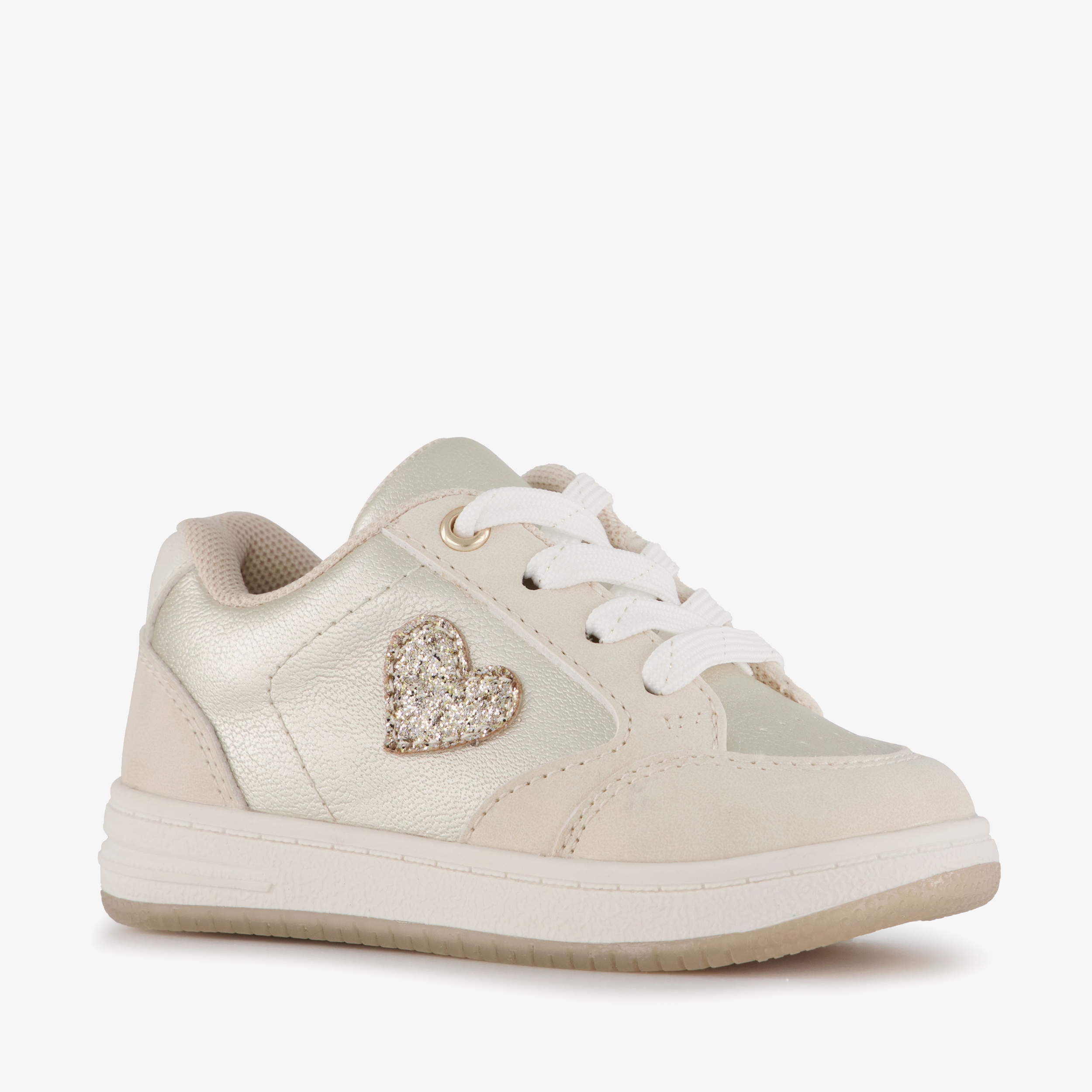 Blue Box meisjes sneakers met glitter hartje