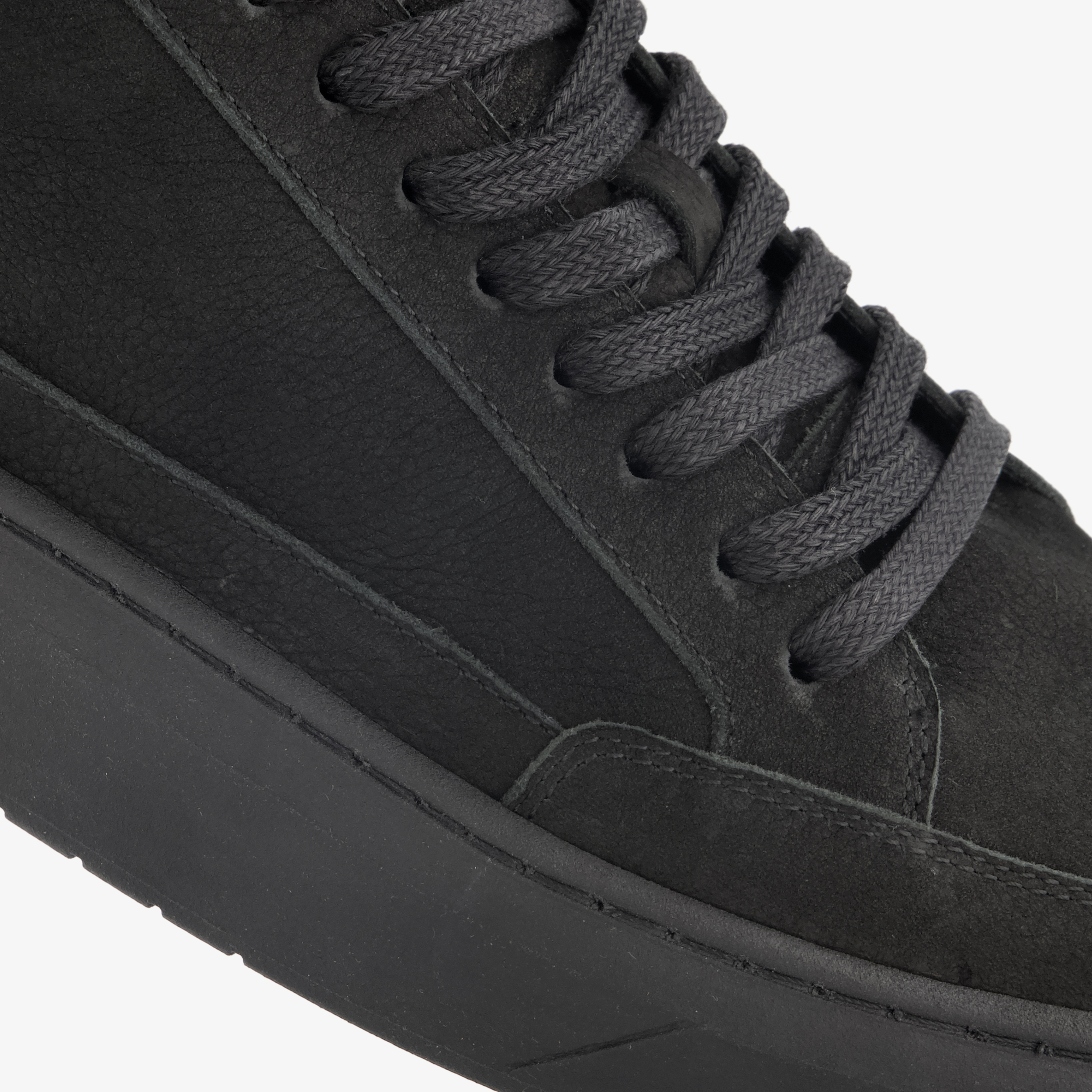 Van Beers leren heren sneakers zwart – foto 5