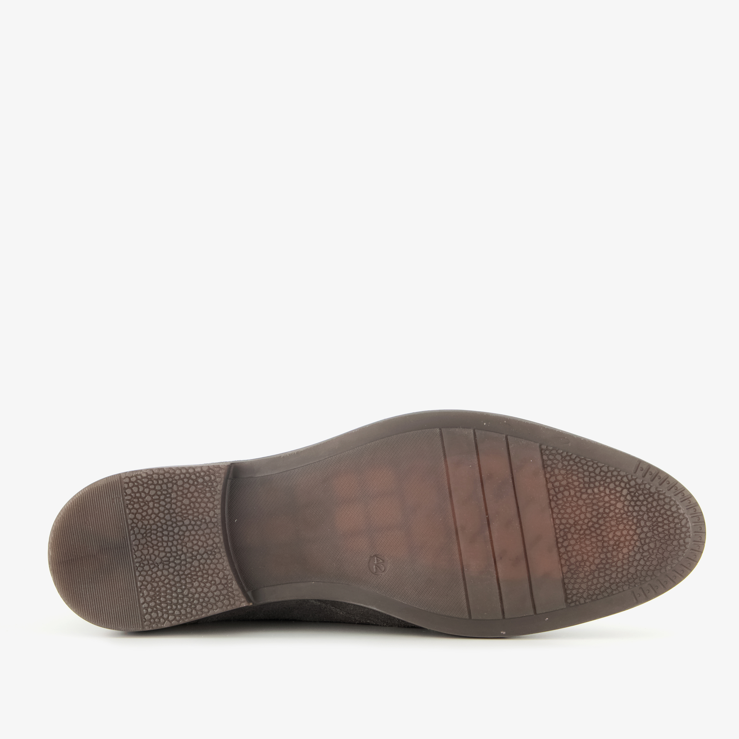 Van Beer leren heren veterschoenen grijs – foto 3