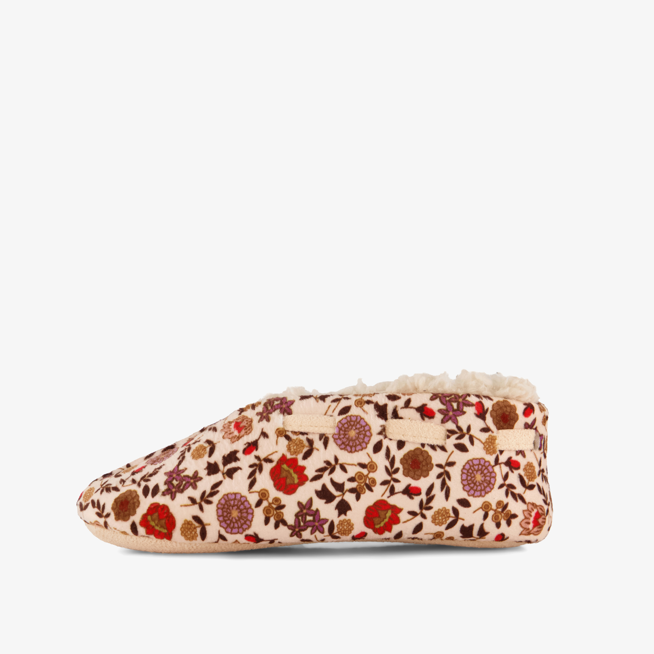 Thu!s Bloemenprint sloffen voor meisjes - beige