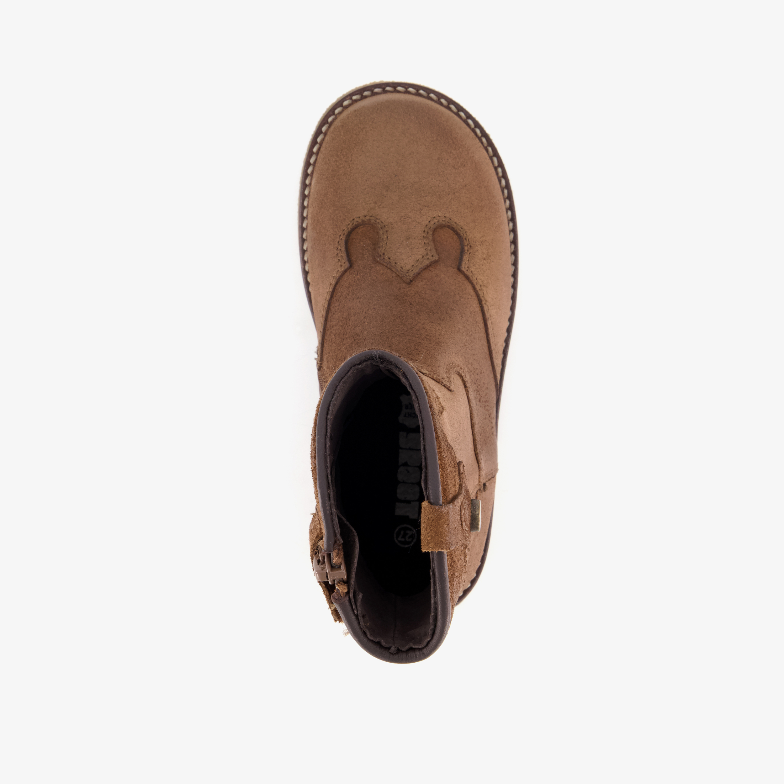 Groot leren meisjes western boots bruin laarzen – foto 4