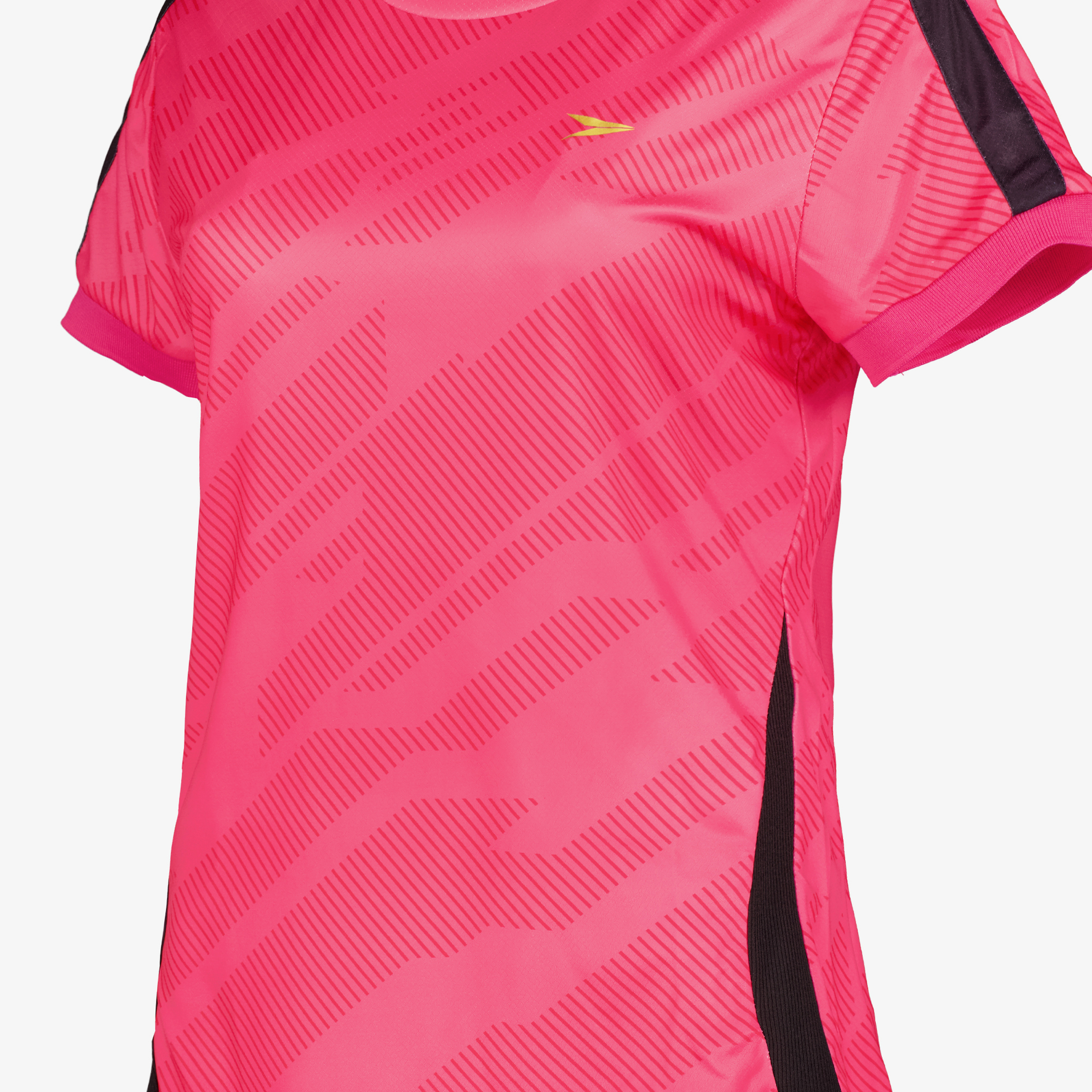 Dutchy Dry dames voetbal T-shirt met print roze zwart sport & spel – foto 2