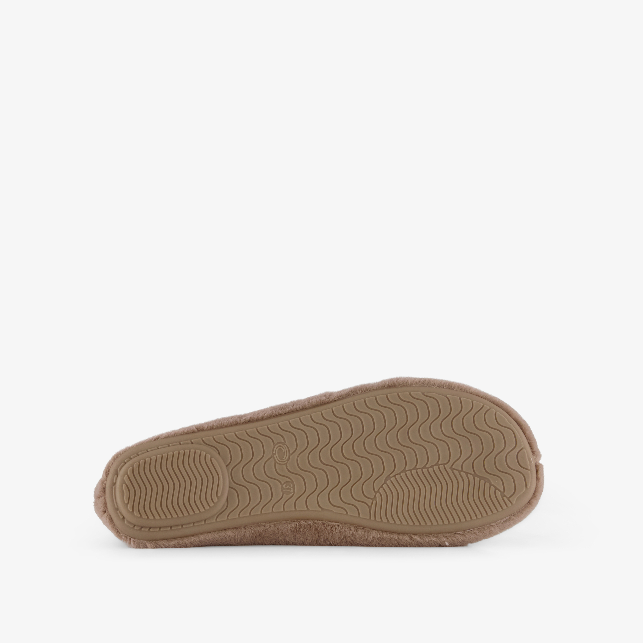 Thuis dames pantoffels van imitatiebont beige – foto 3