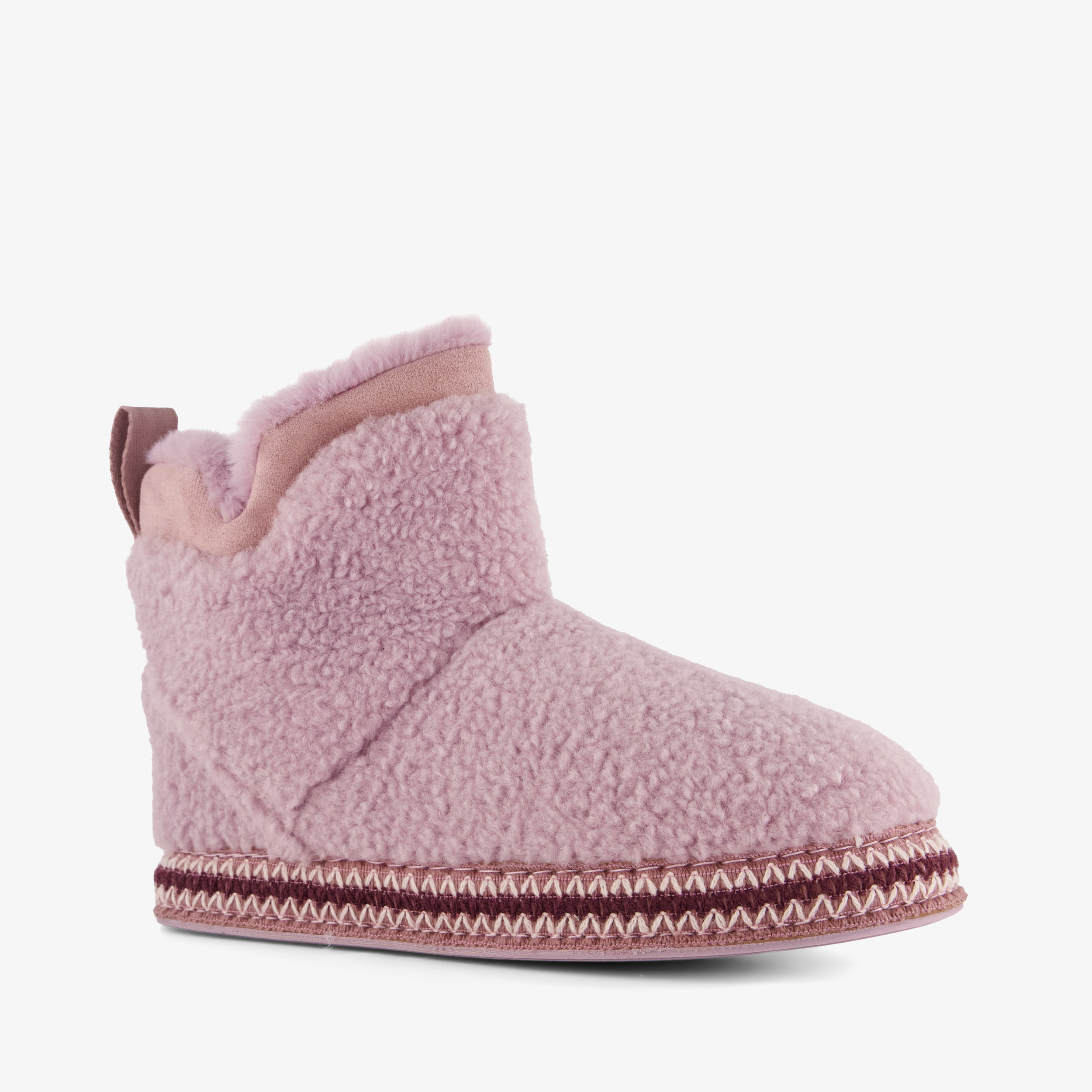 Thu!s gevoerde dames teddy pantoffels lila