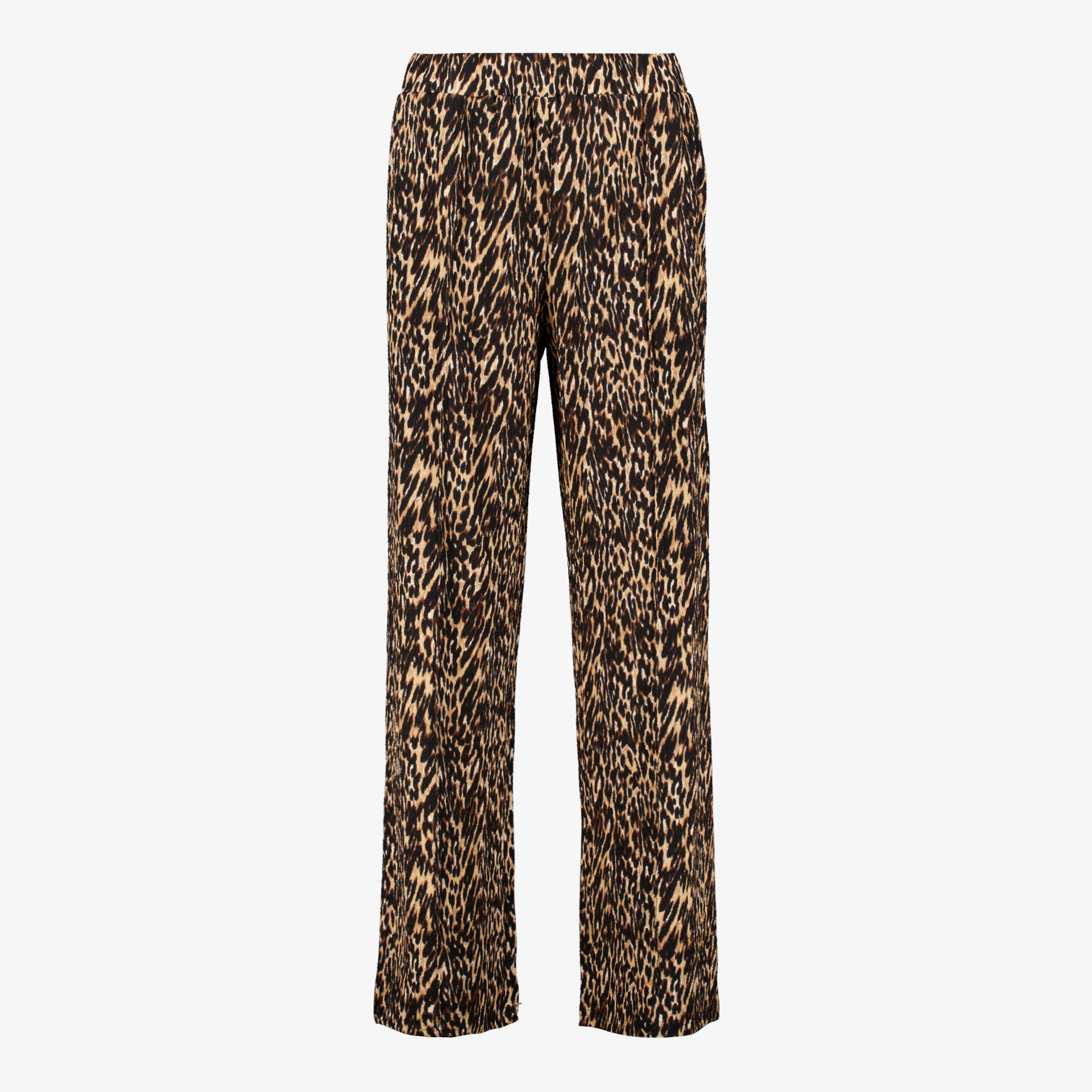 TwoDay dames pantalon met panterprint bruin beige broeken & shorts