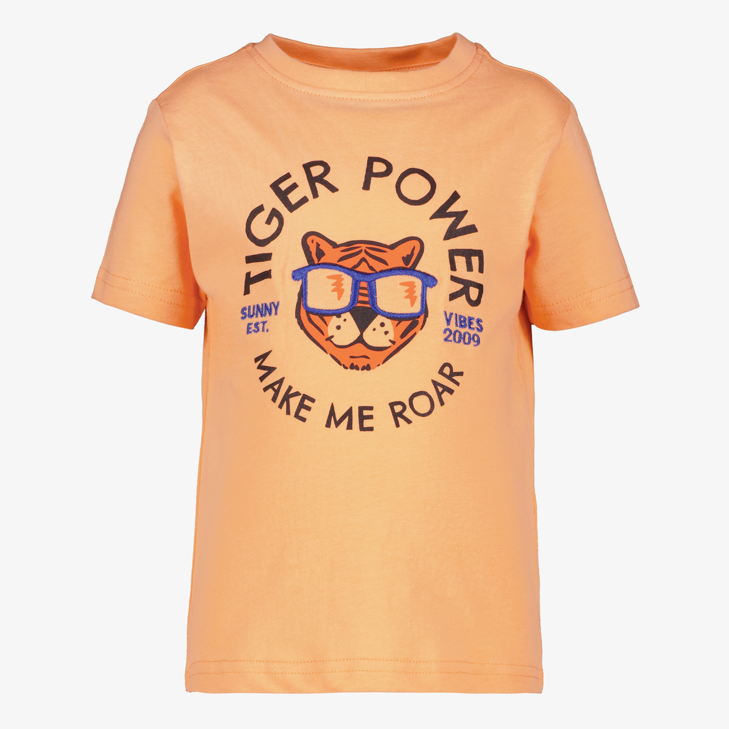 TwoDay jongens T-shirt met tijger oranje