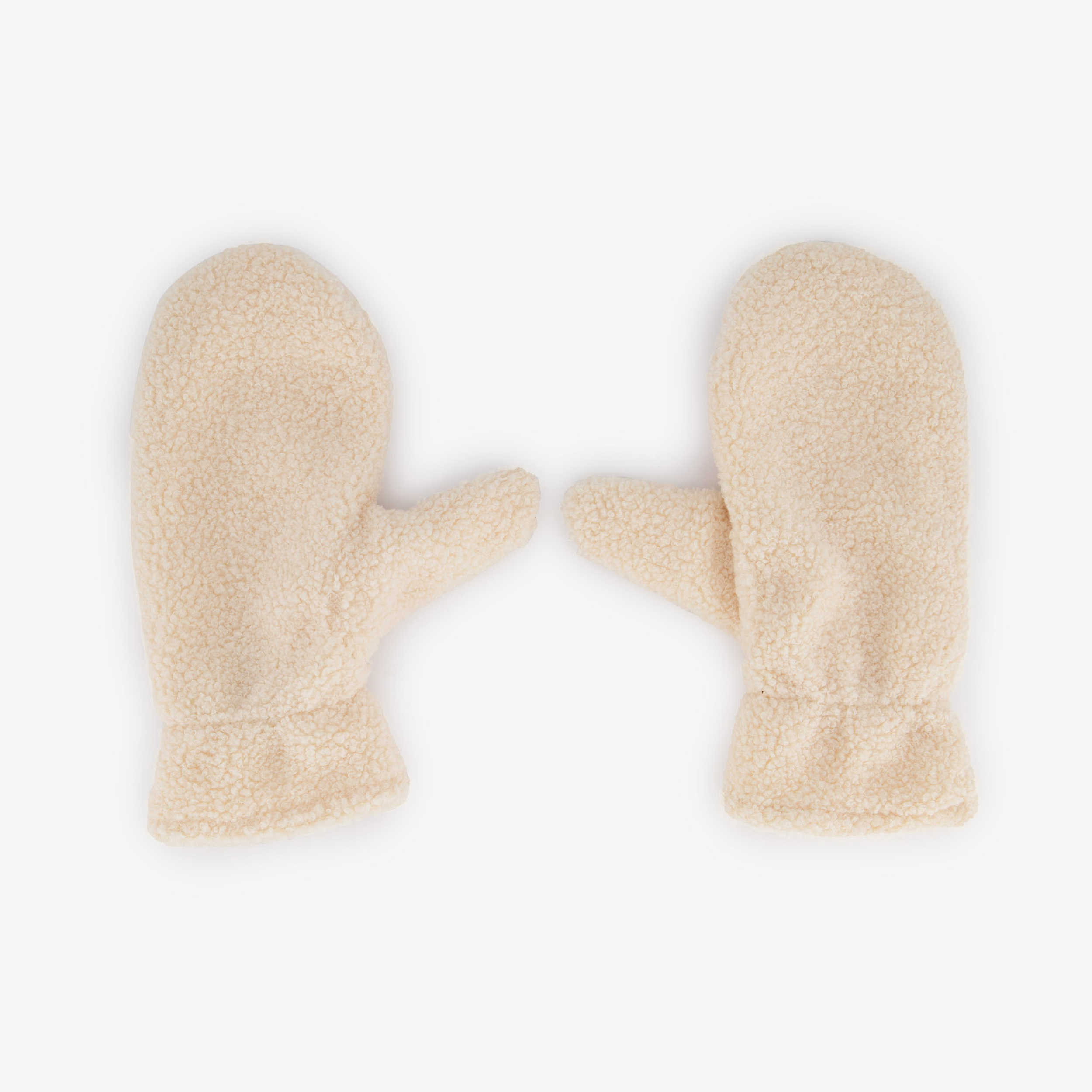 Dames teddy wanten beige sjaals, mutsen & handschoenen