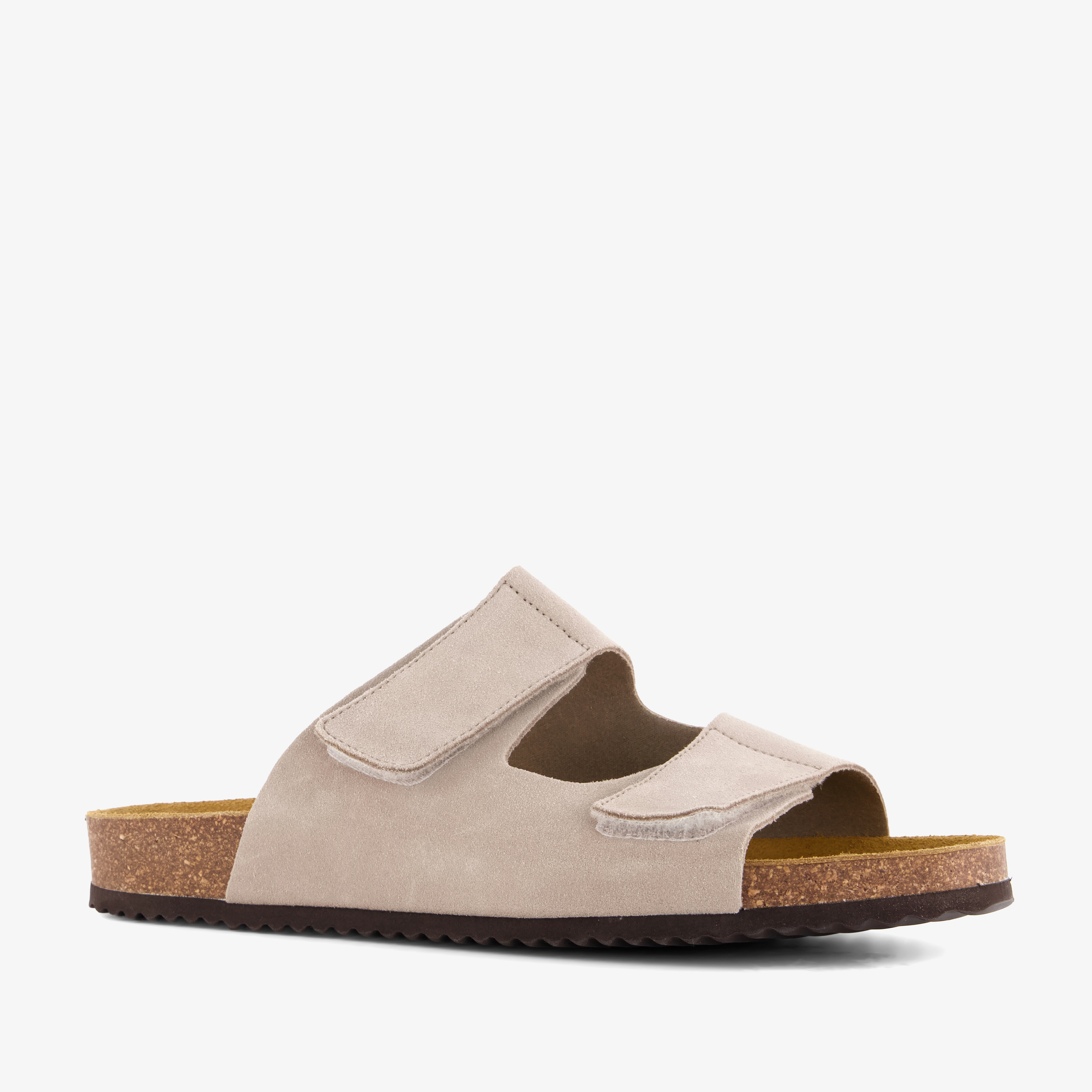 Hush Puppies leren heren bio slippers beige