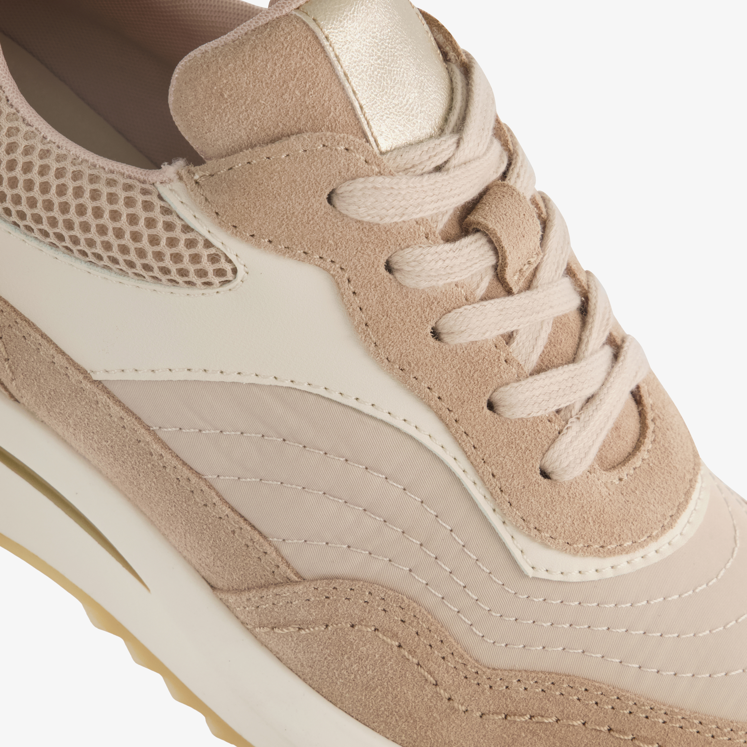 Harper suède dames sneakers beige – foto 5