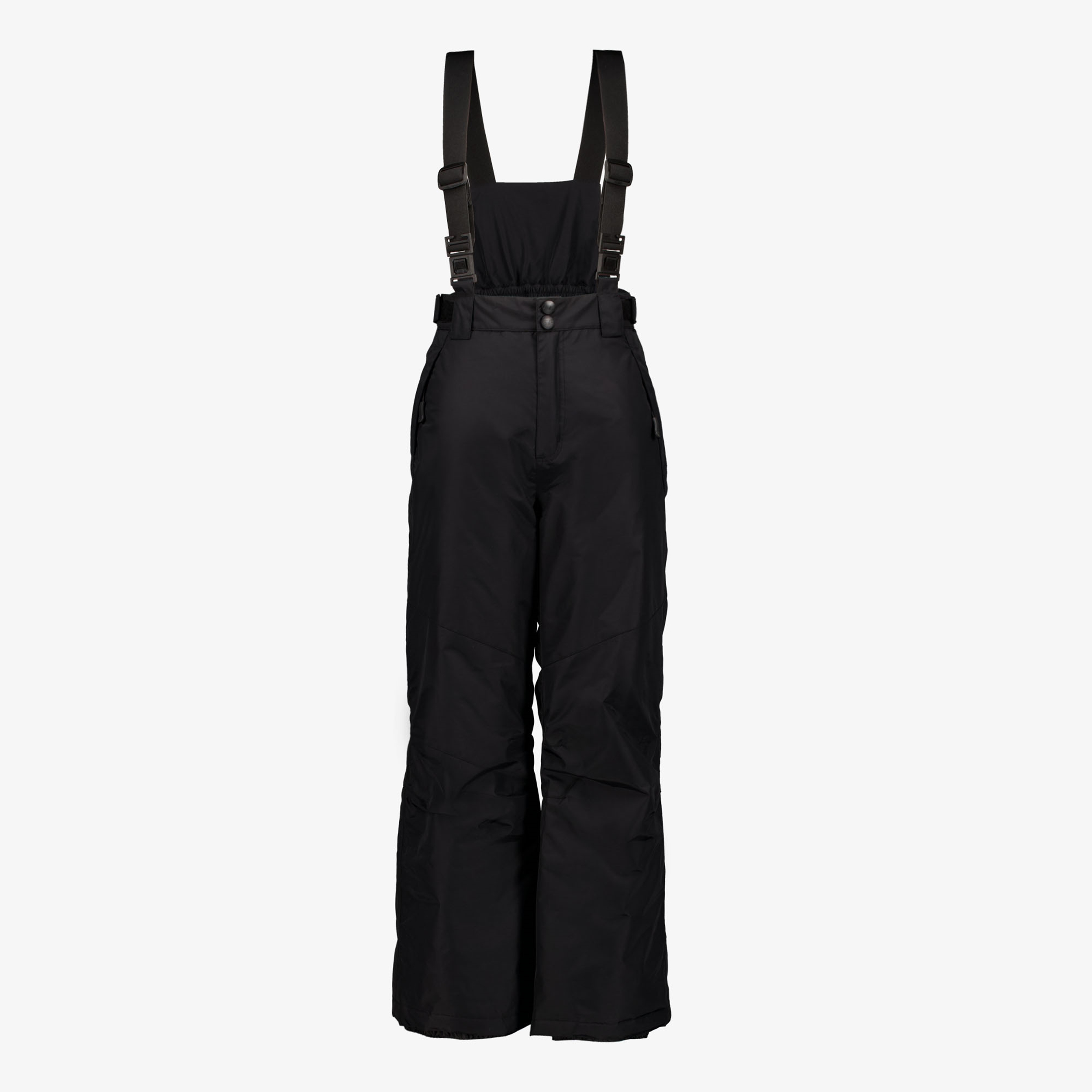 Mountain Peak kinder skibroek met bretels zwart