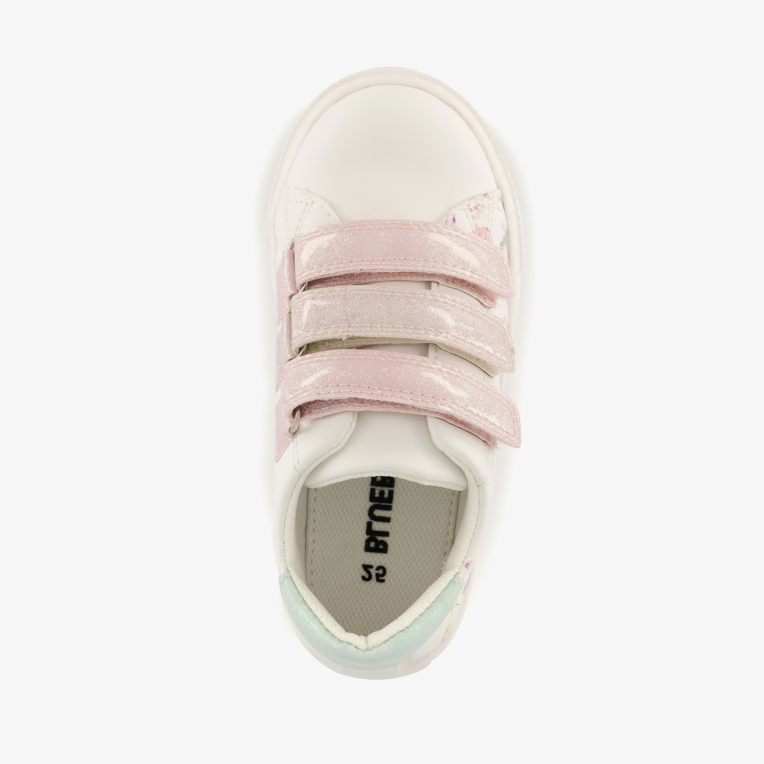 Blue box meisjes sneakers wit met bloemen – foto 4
