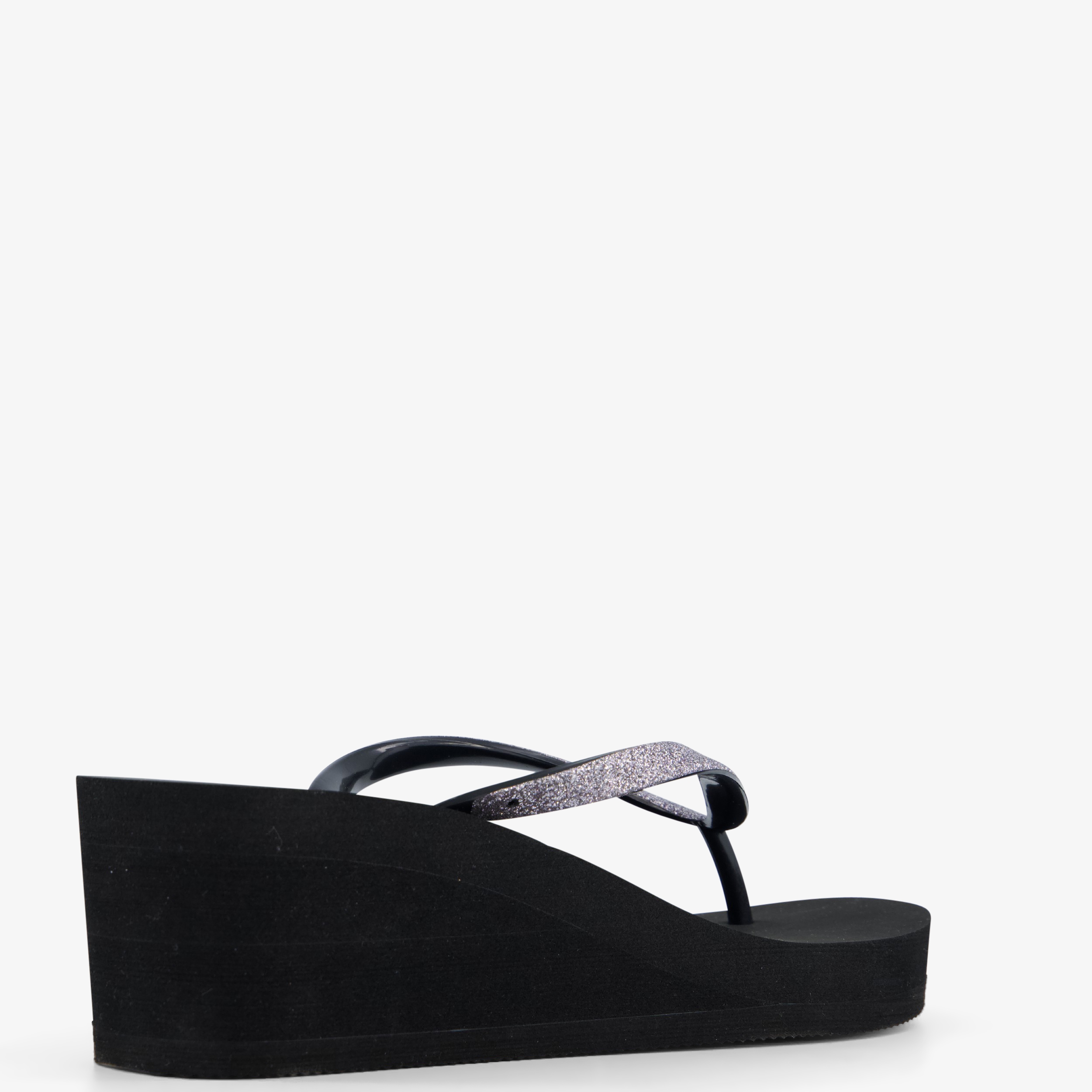Blue Box dames teenslippers met sleehak