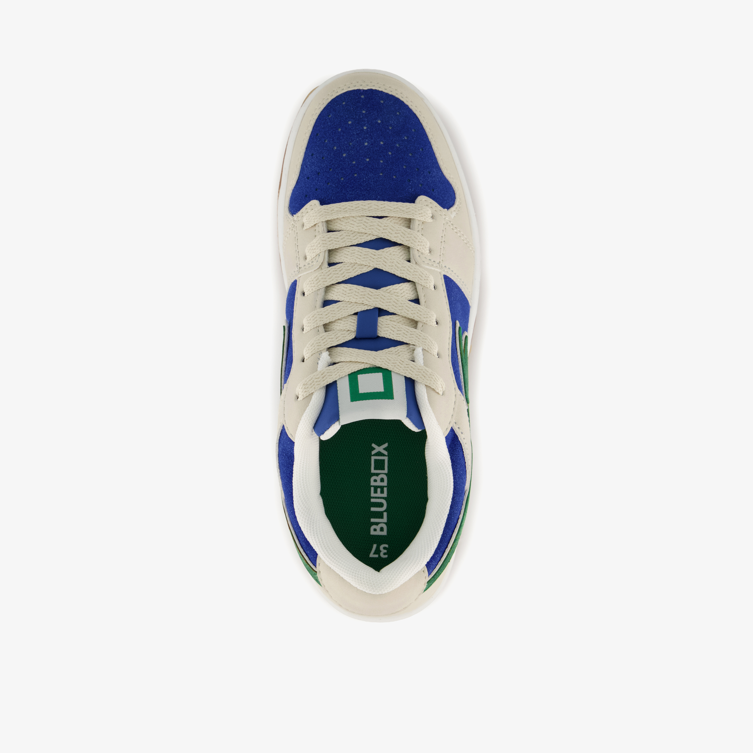 Blue Box jongens sneakers beige blauw – foto 4