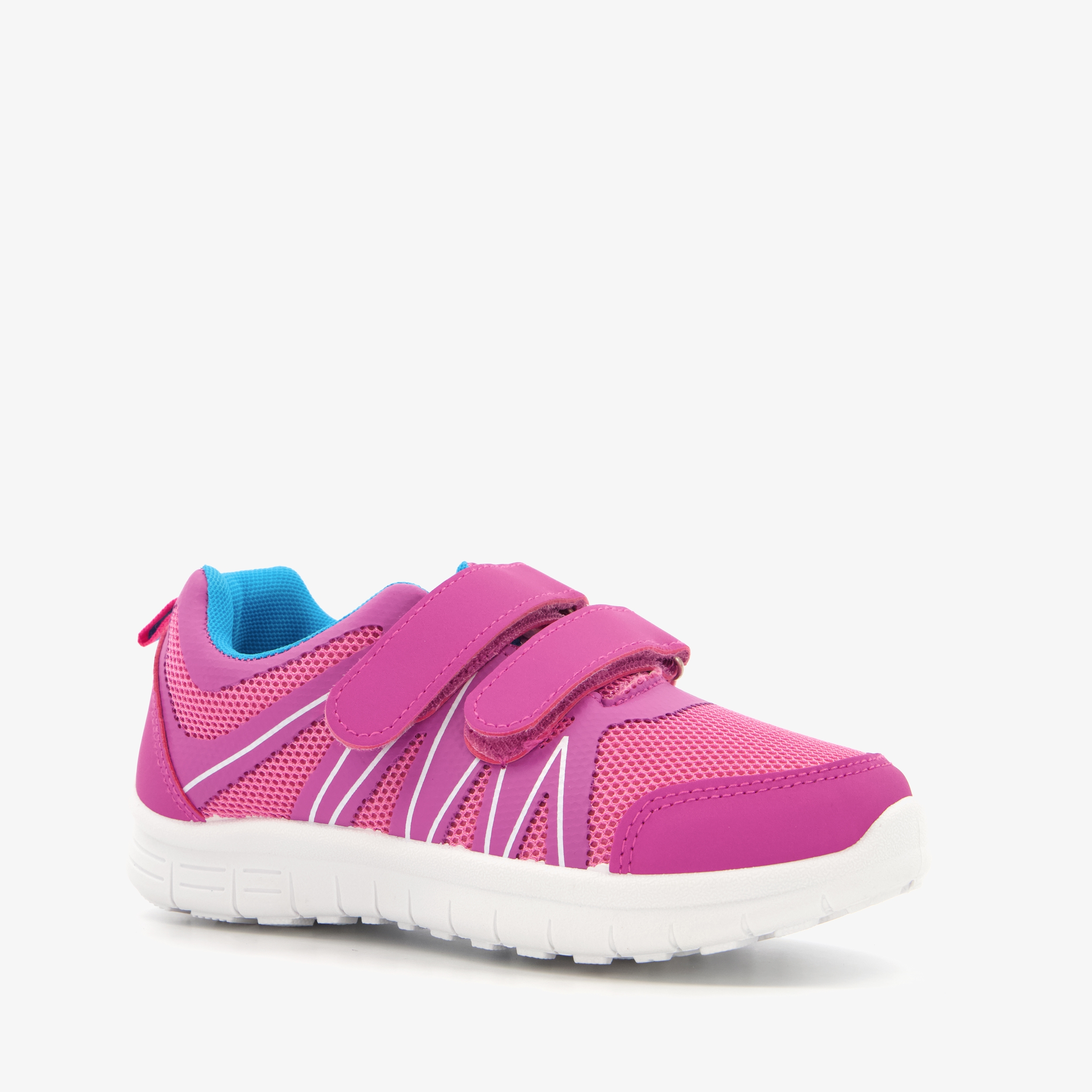 Chicane kinder gymschoenen klittenband roze blauw meisjes