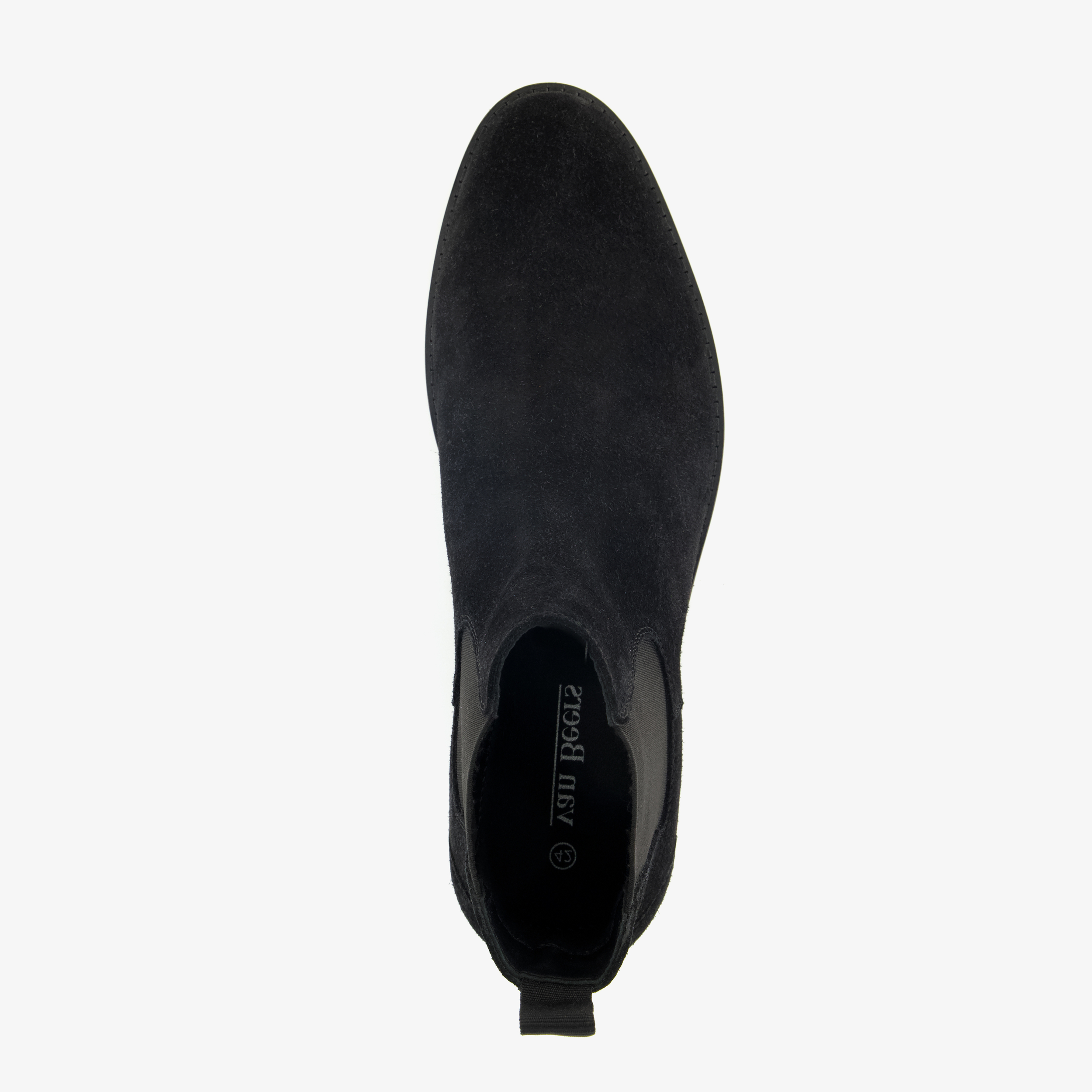 Van Beers suède heren Chelsea boots zwart – foto 4
