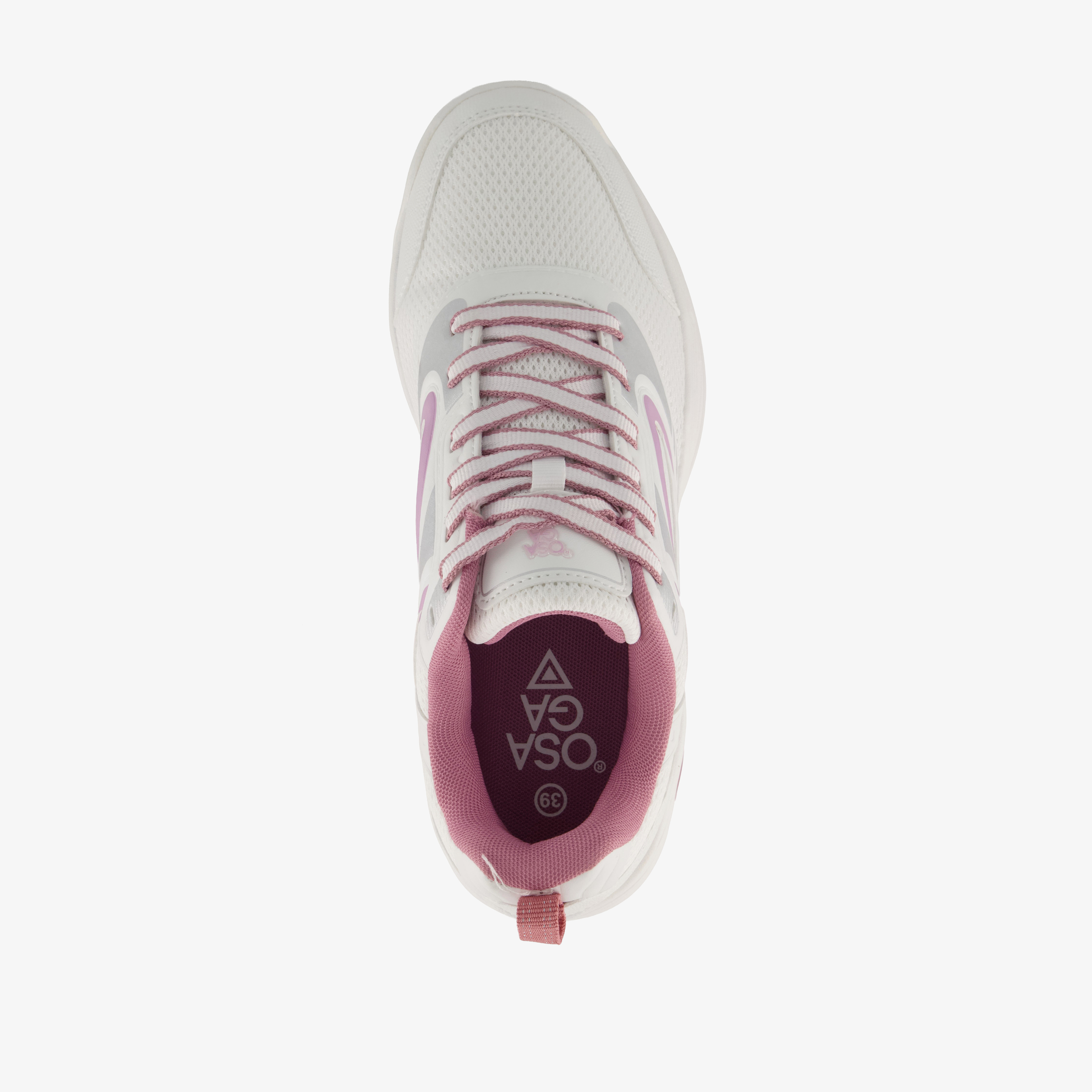 Osaga dames padel- en tennisschoenen wit roze – foto 4