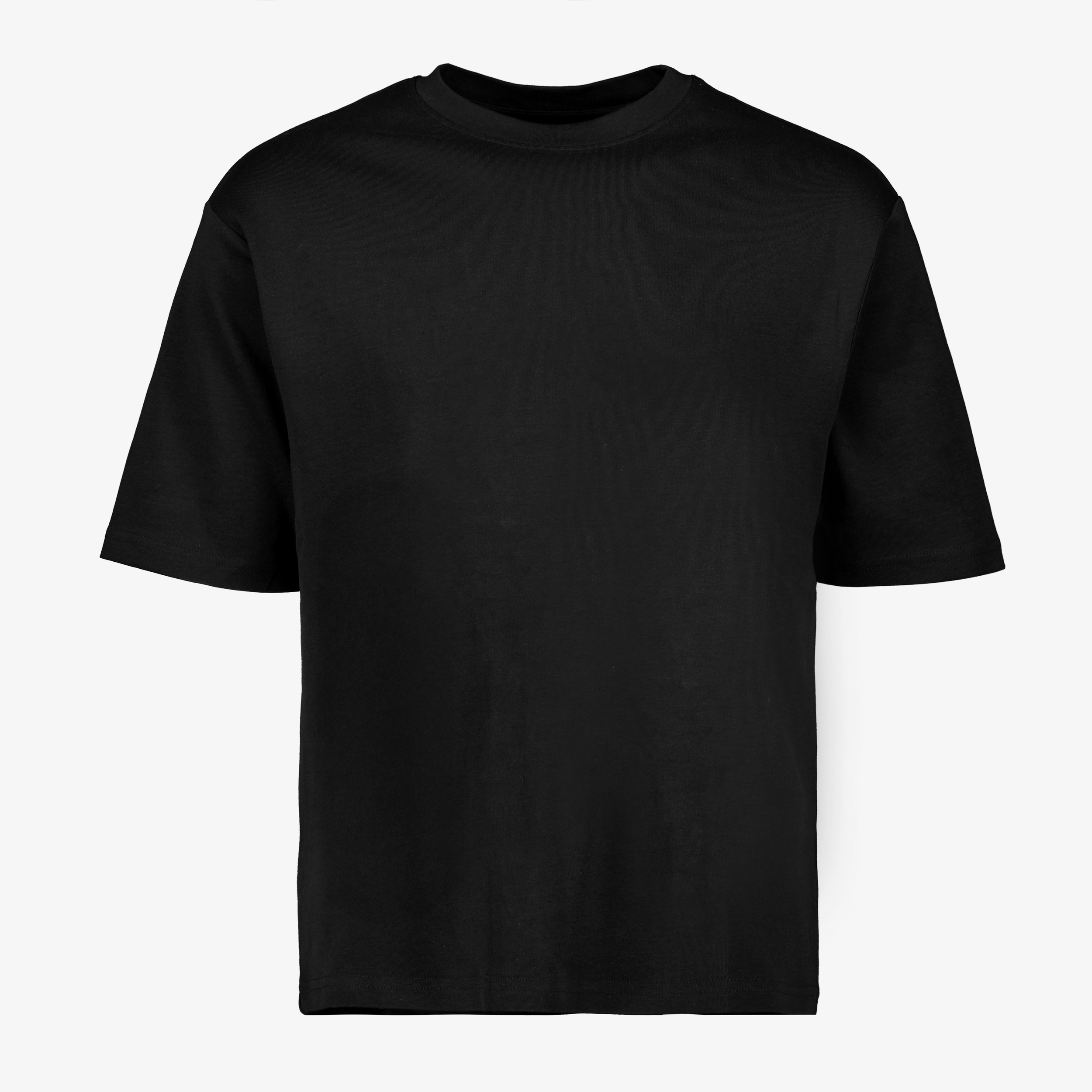 Unsigned heren T-shirt zwart t-shirts & tops