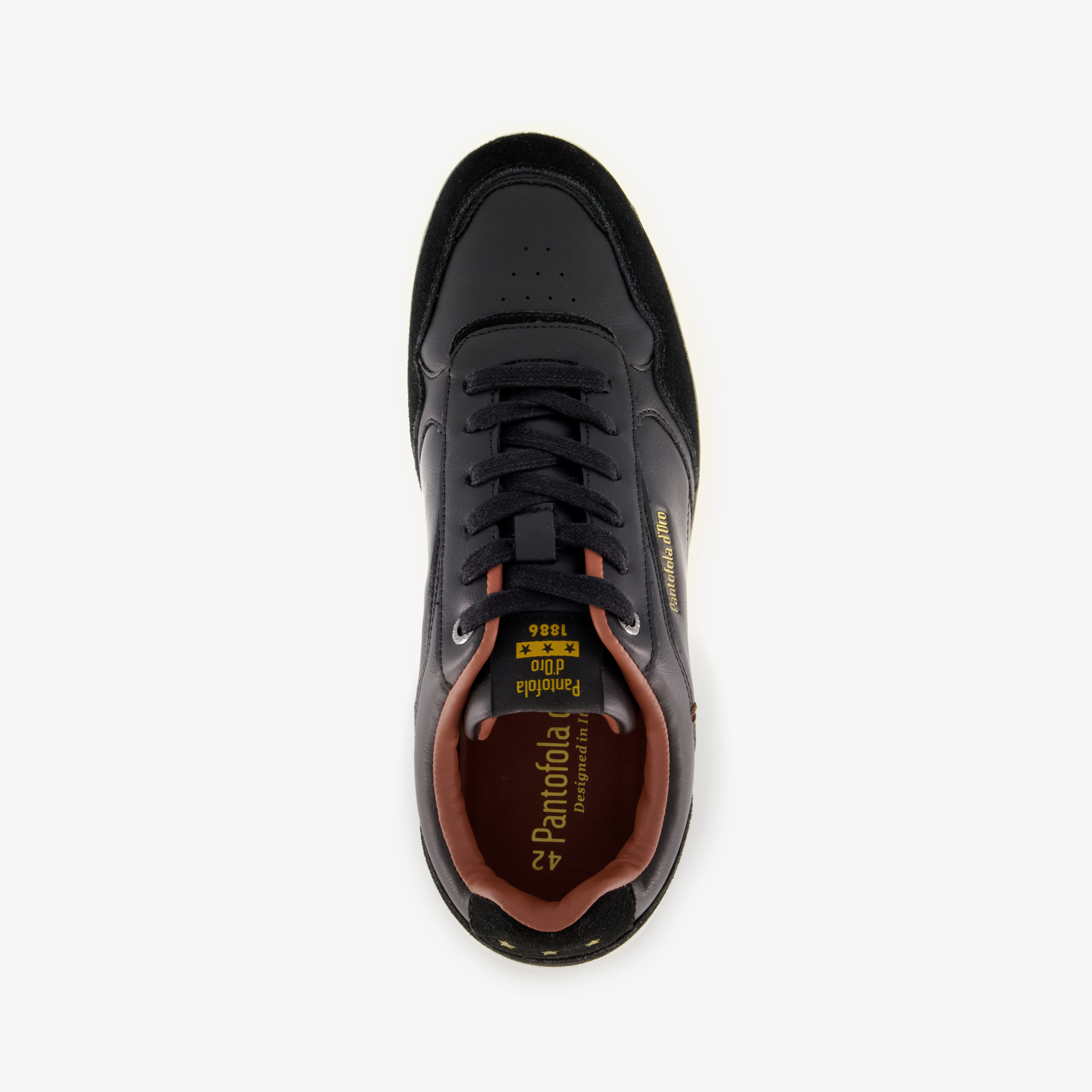 Pantofola d'Oro heren sneakers zwart – foto 4