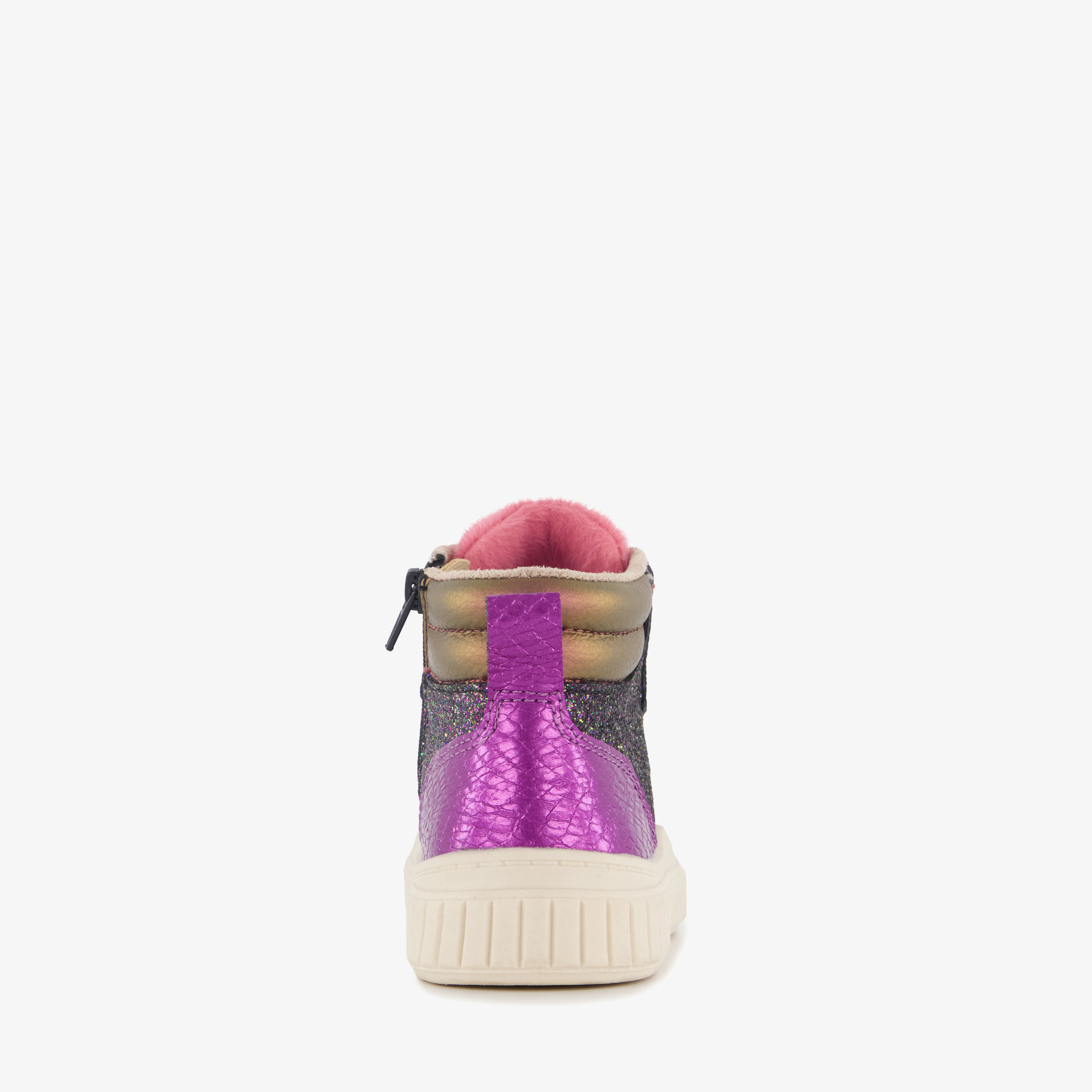 Blue Box meisjes sneakers met glitters paars roze – foto 2