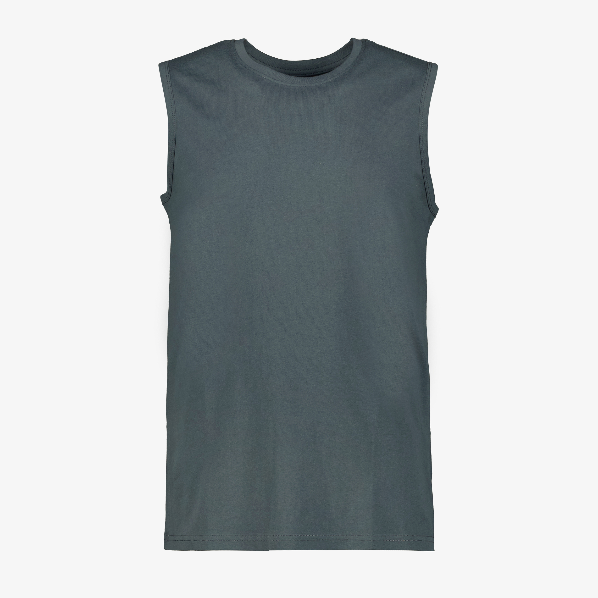 Unsigned basic heren singlet donkergrijs t-shirts & tops