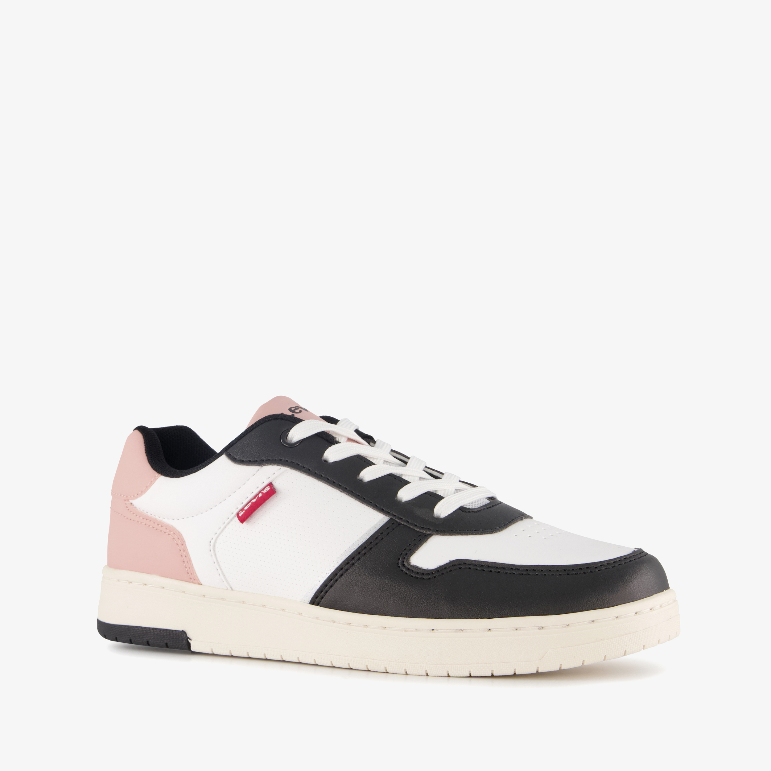 Levi's meisjes sneakers roze zwart