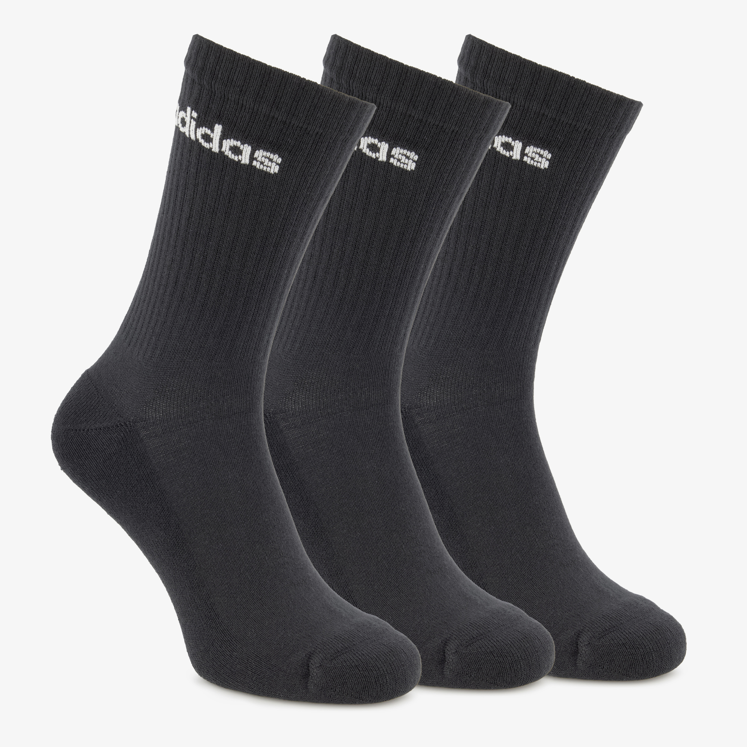 Adidas 3-pack sokken zwart dames