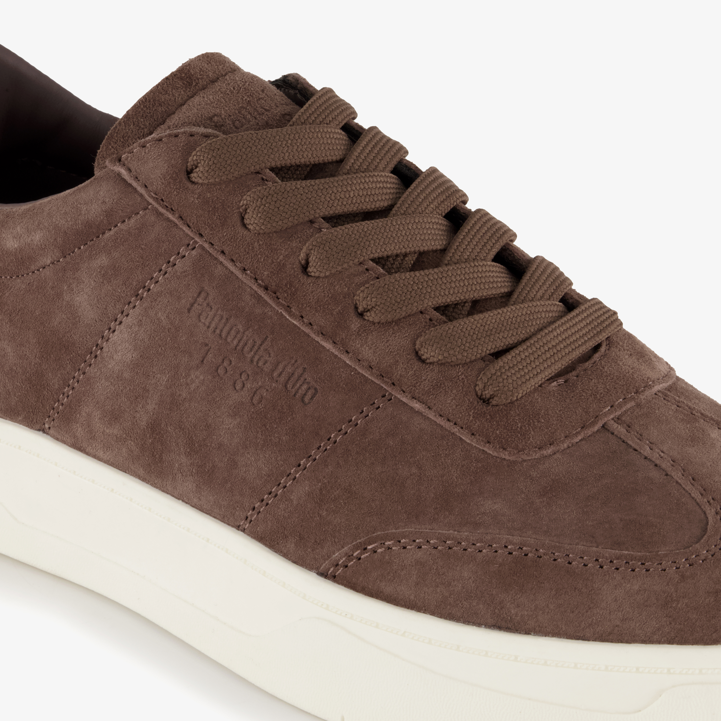 Pantofola d'Oro suède heren sneakers bruin – foto 5