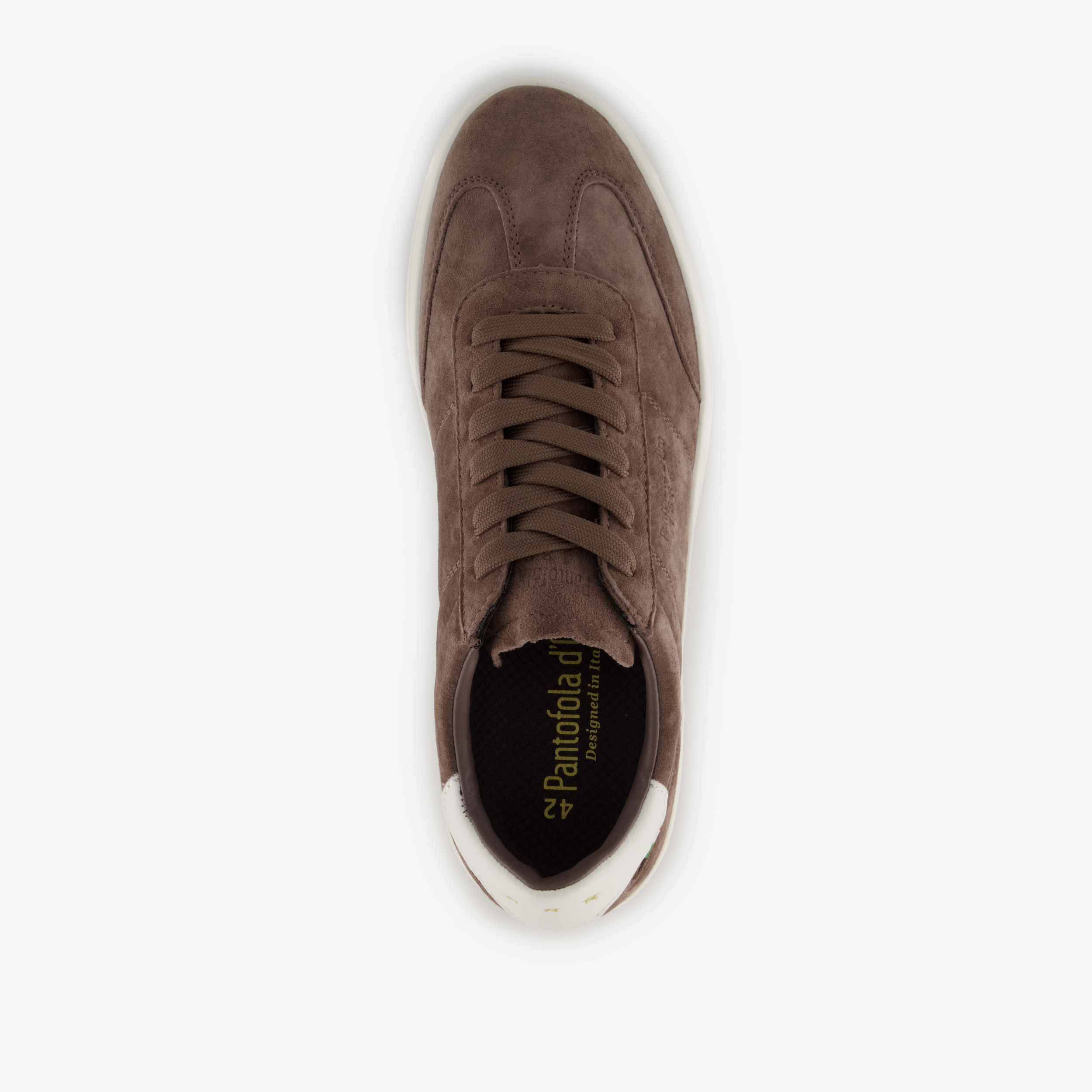 Pantofola d'Oro suède heren sneakers bruin – foto 4