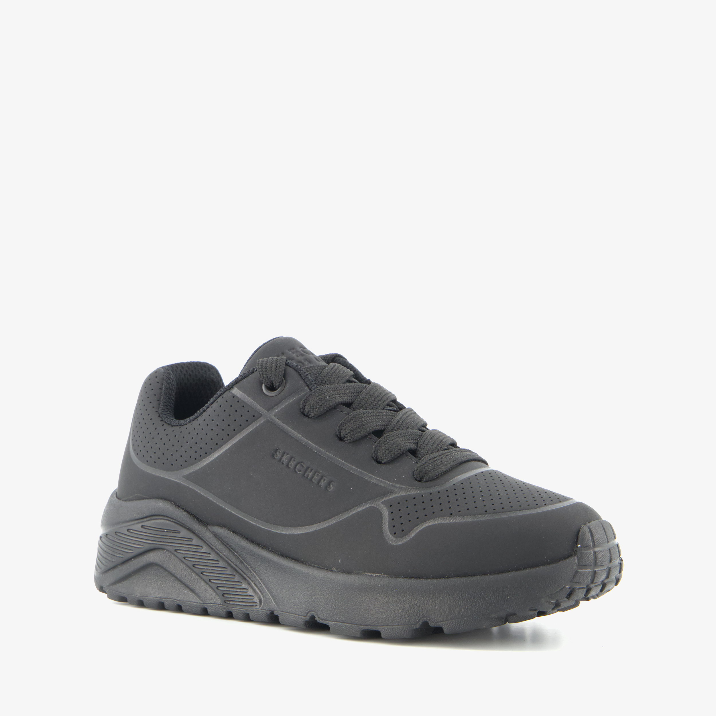Skechers Uno Lite Delodox jongens sneakers zwart