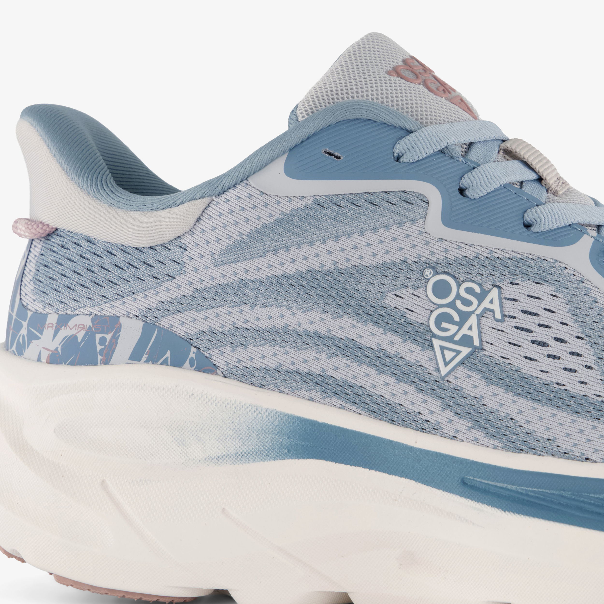 Osaga Apollo dames hardloopschoenen blauw wit – foto 5