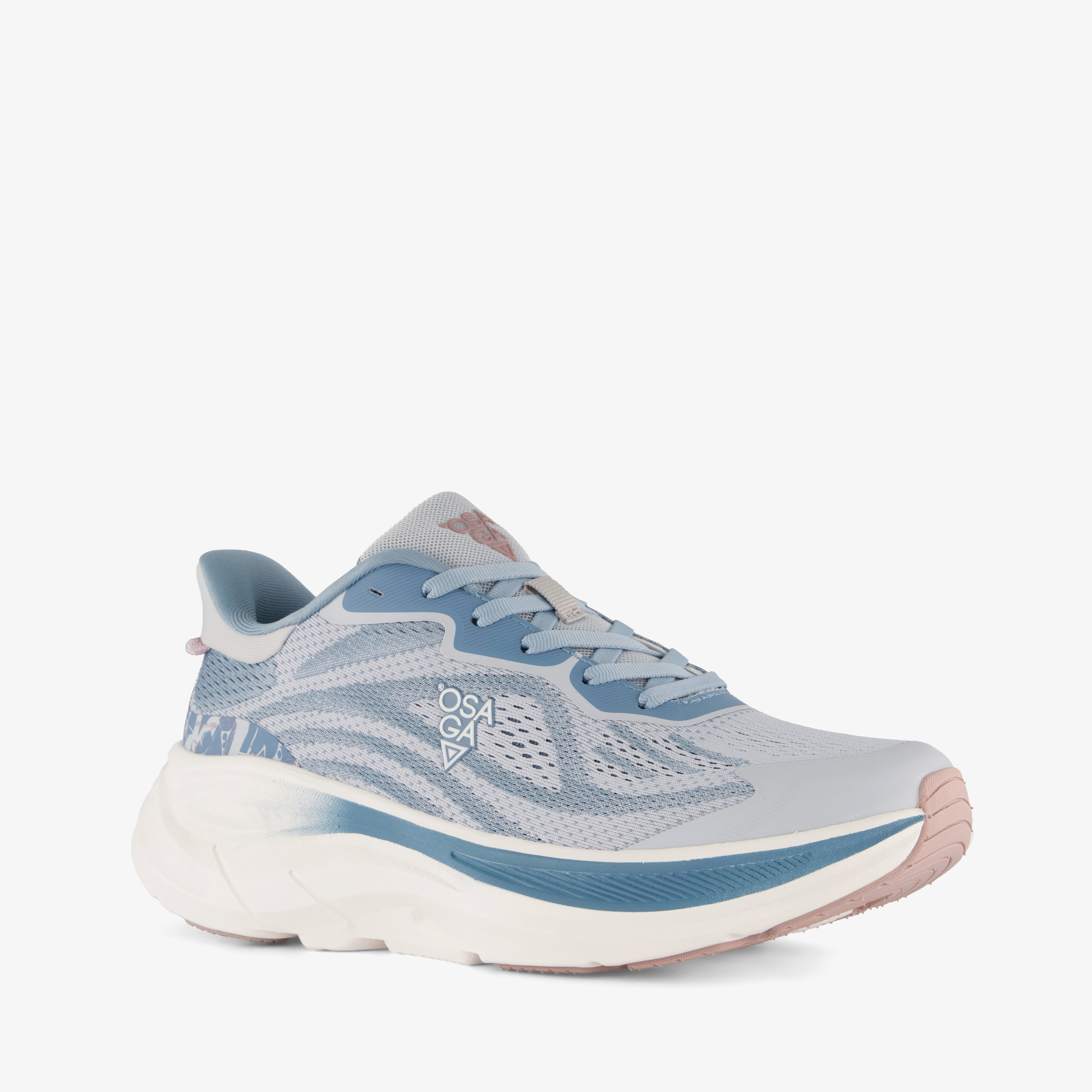 Osaga Apollo dames hardloopschoenen blauw wit