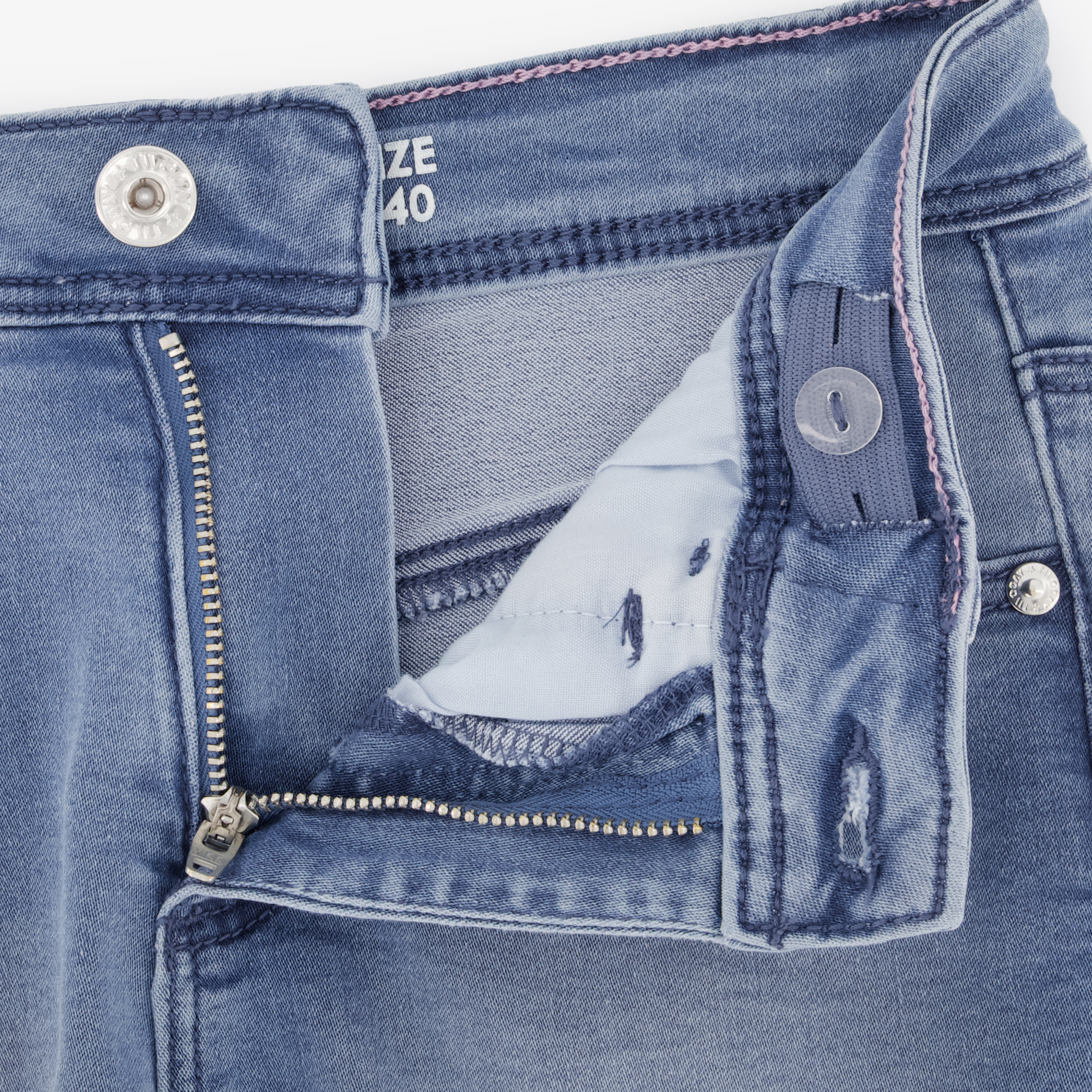 TwoDay meisjes denim short lichtblauw broeken & shorts – foto 3