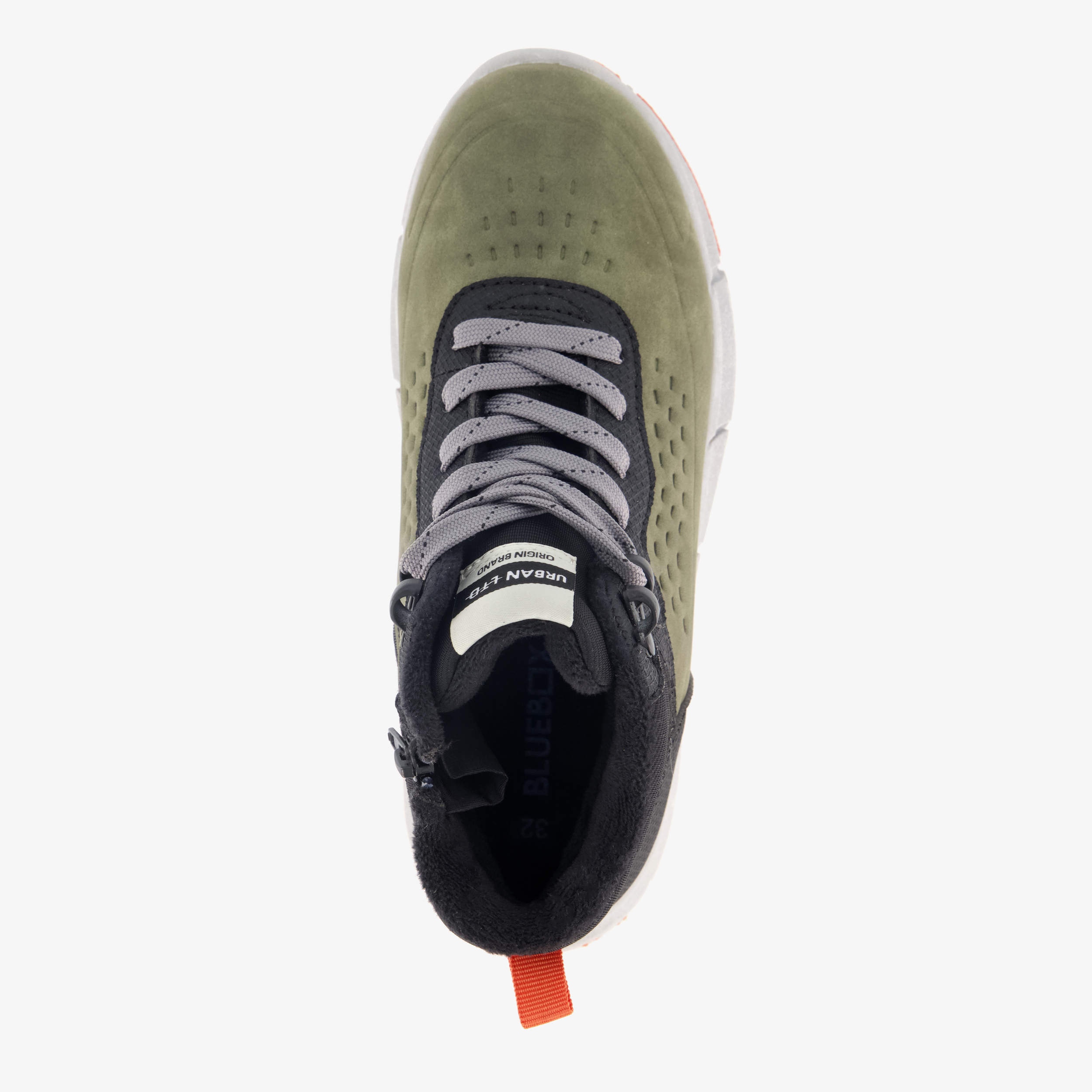 Blue Box hoge jongens sneakers groen – foto 4