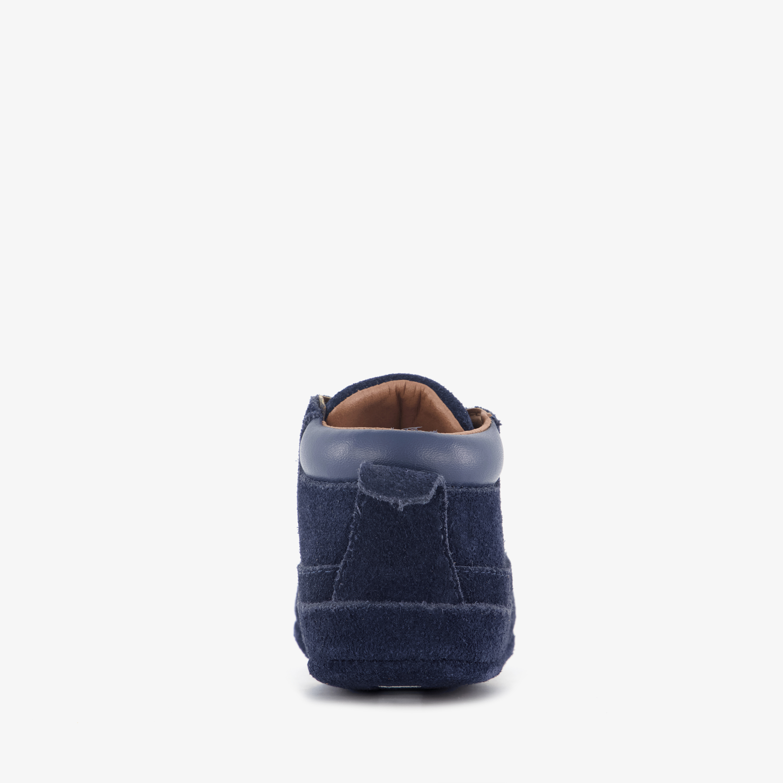 Groot suède babyschoenen blauw jongens – foto 2