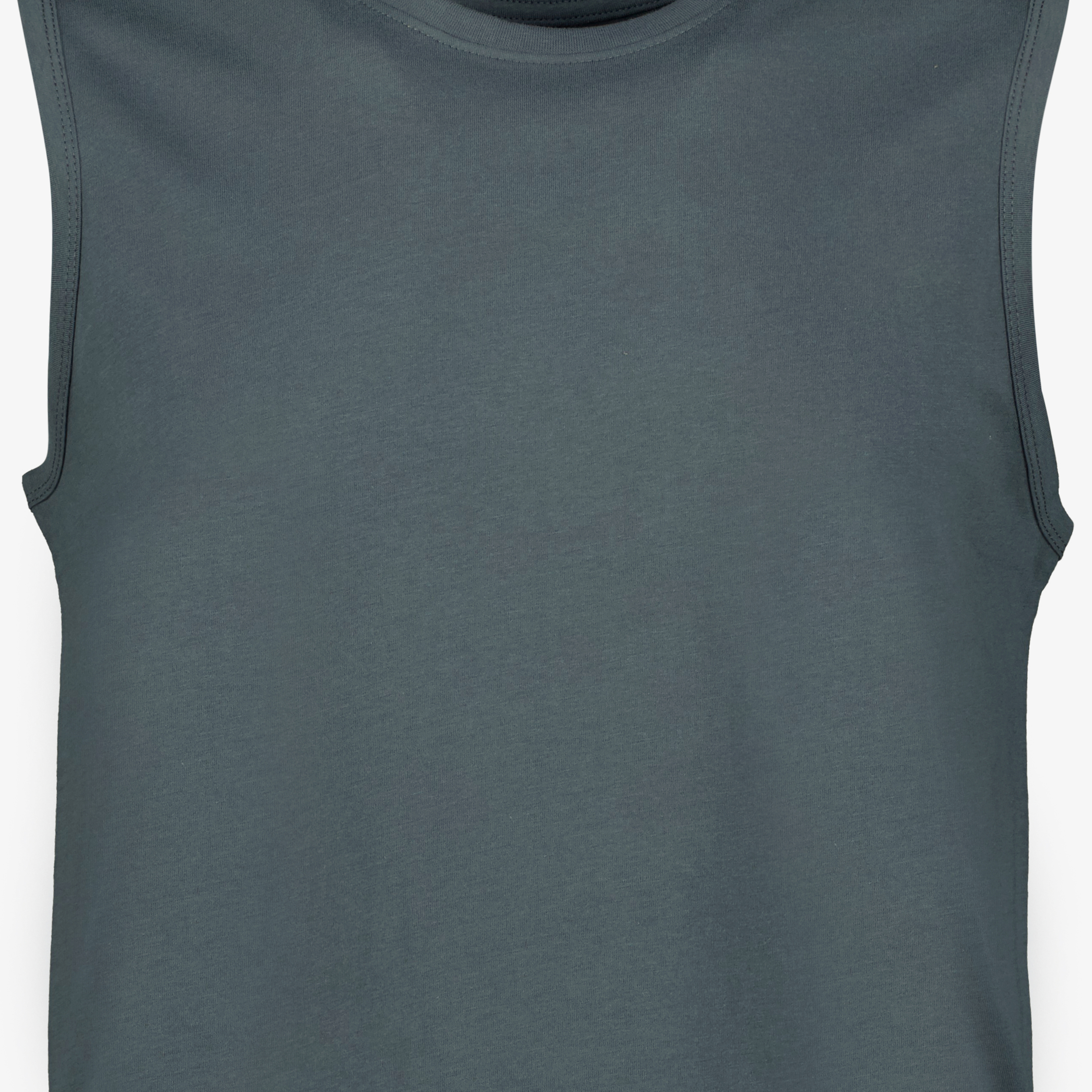 Unsigned basic heren singlet donkergrijs t-shirts & tops – foto 2