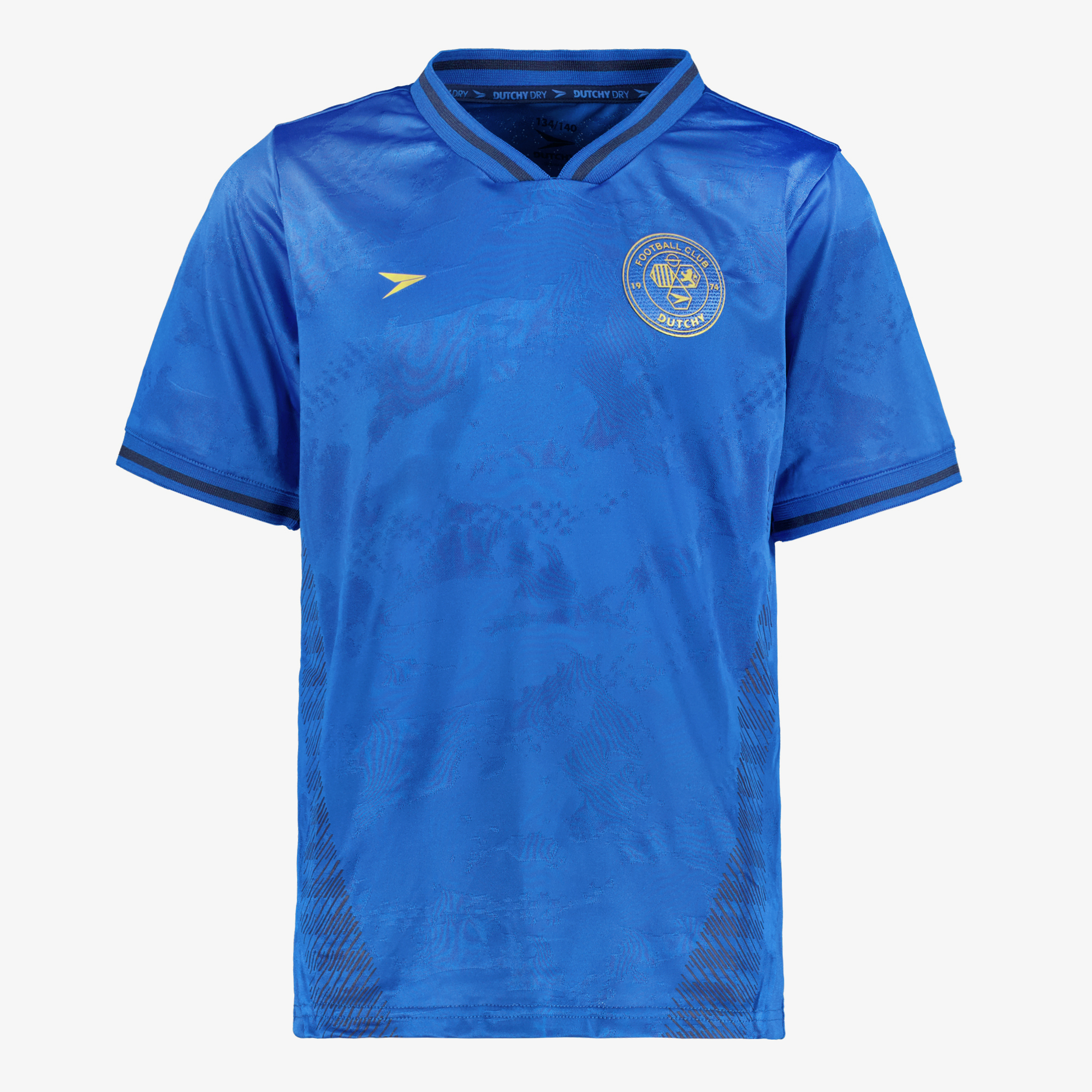 Dutchy Dry kinder voetbal T-shirt blauw
