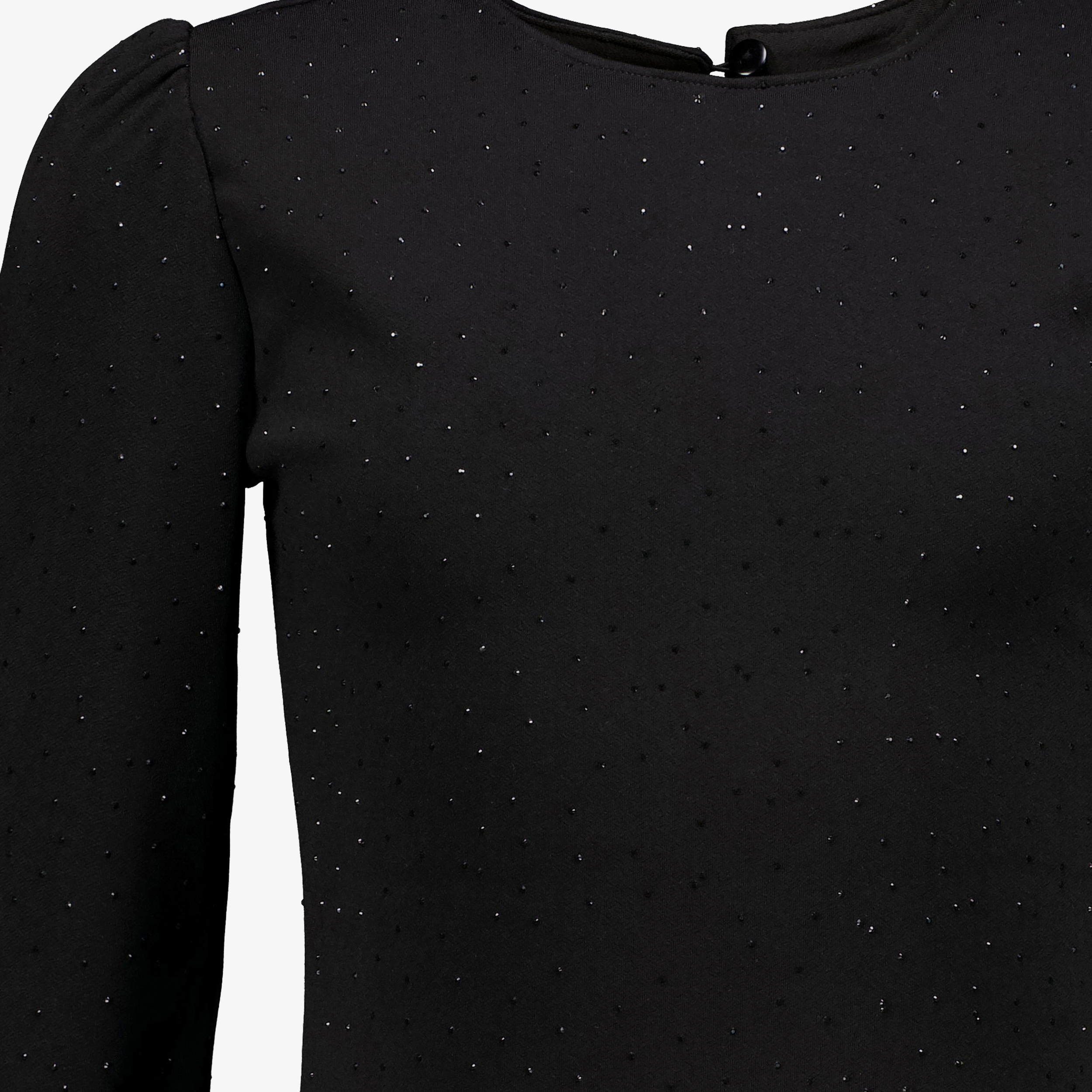 MyWay meisjes top met strass steentjes zwart t-shirts & tops – foto 2