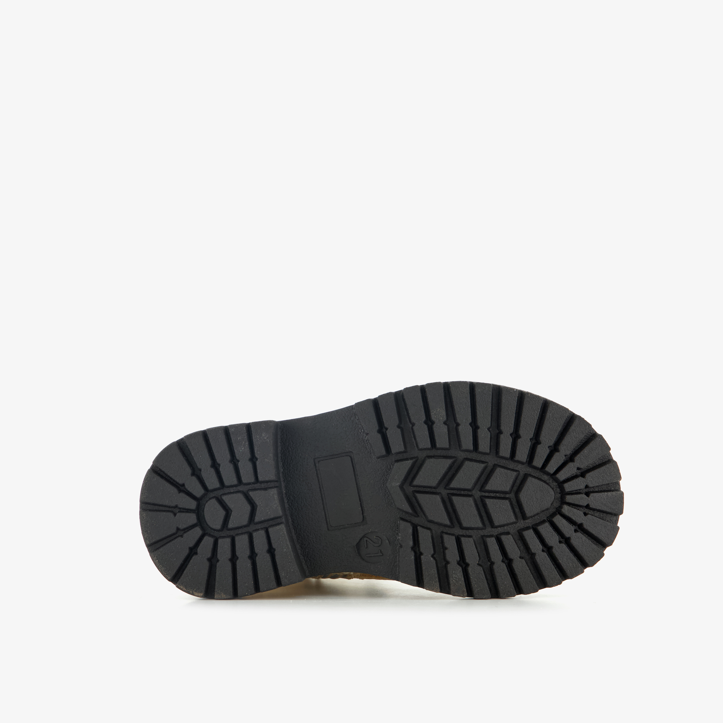 Stap leren meisjes veterboots met hartjes goud zwart – foto 3