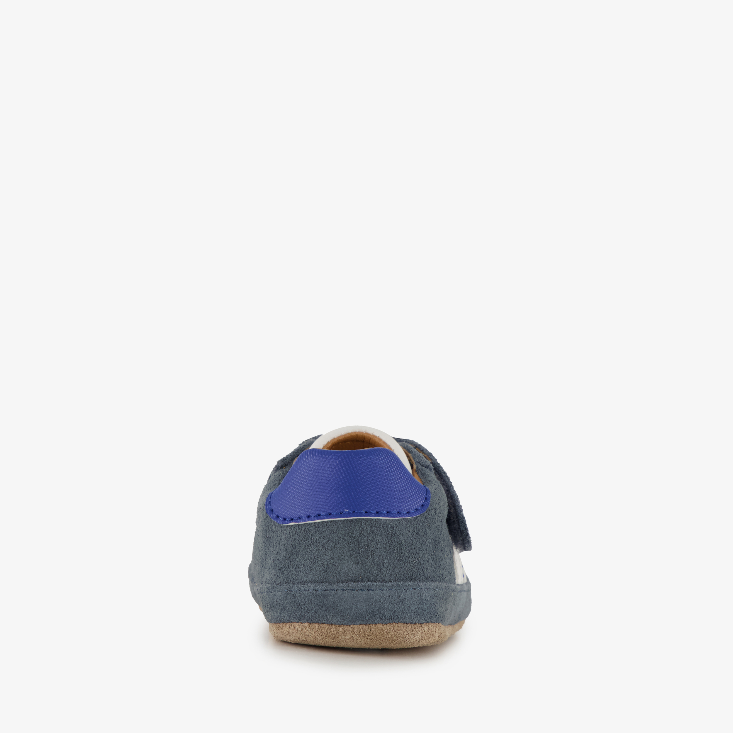 Groot suède babyschoenen blauw jongens – foto 2