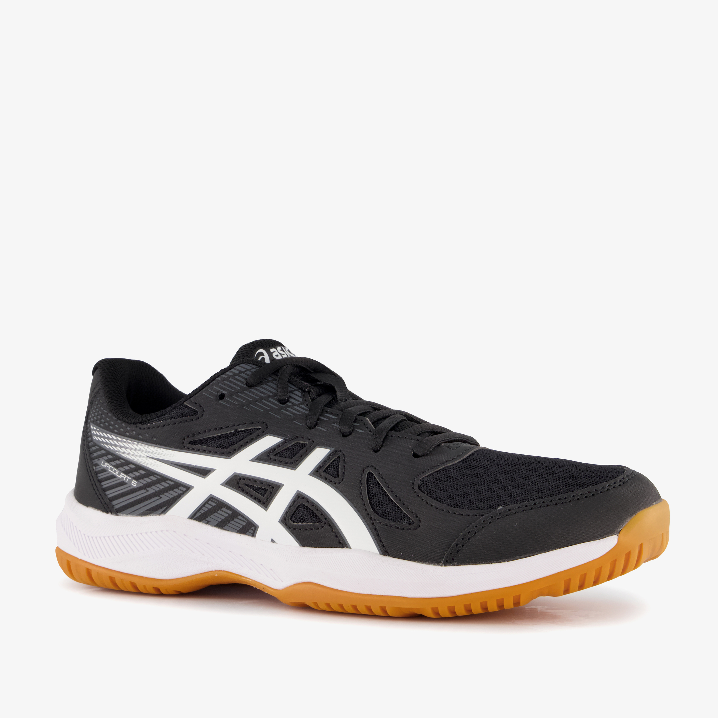 Asics Upcourt 6 heren zaalschoenen zwart