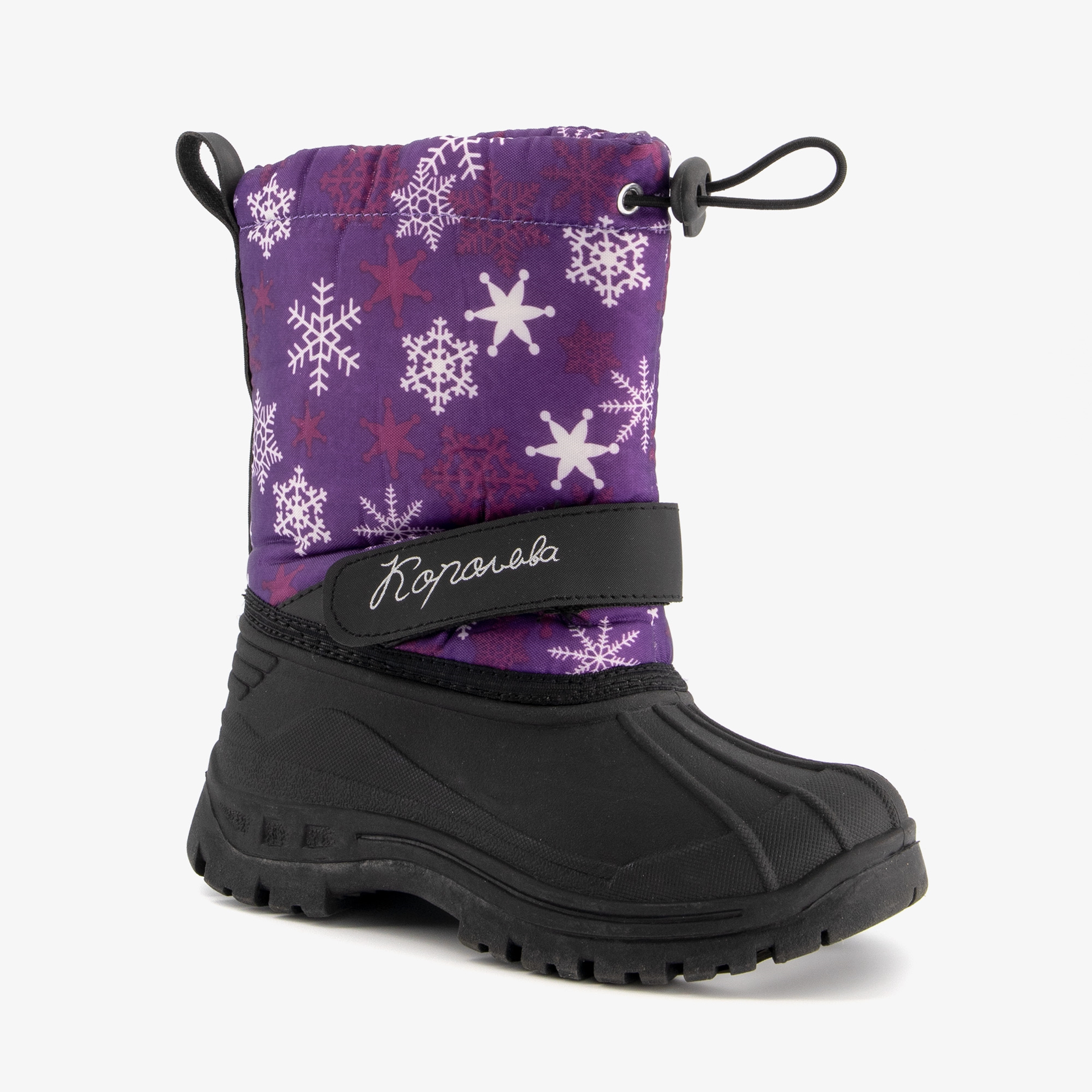 Gevoerde kinder snowboots paars Gevoerde kinder snowboots paars