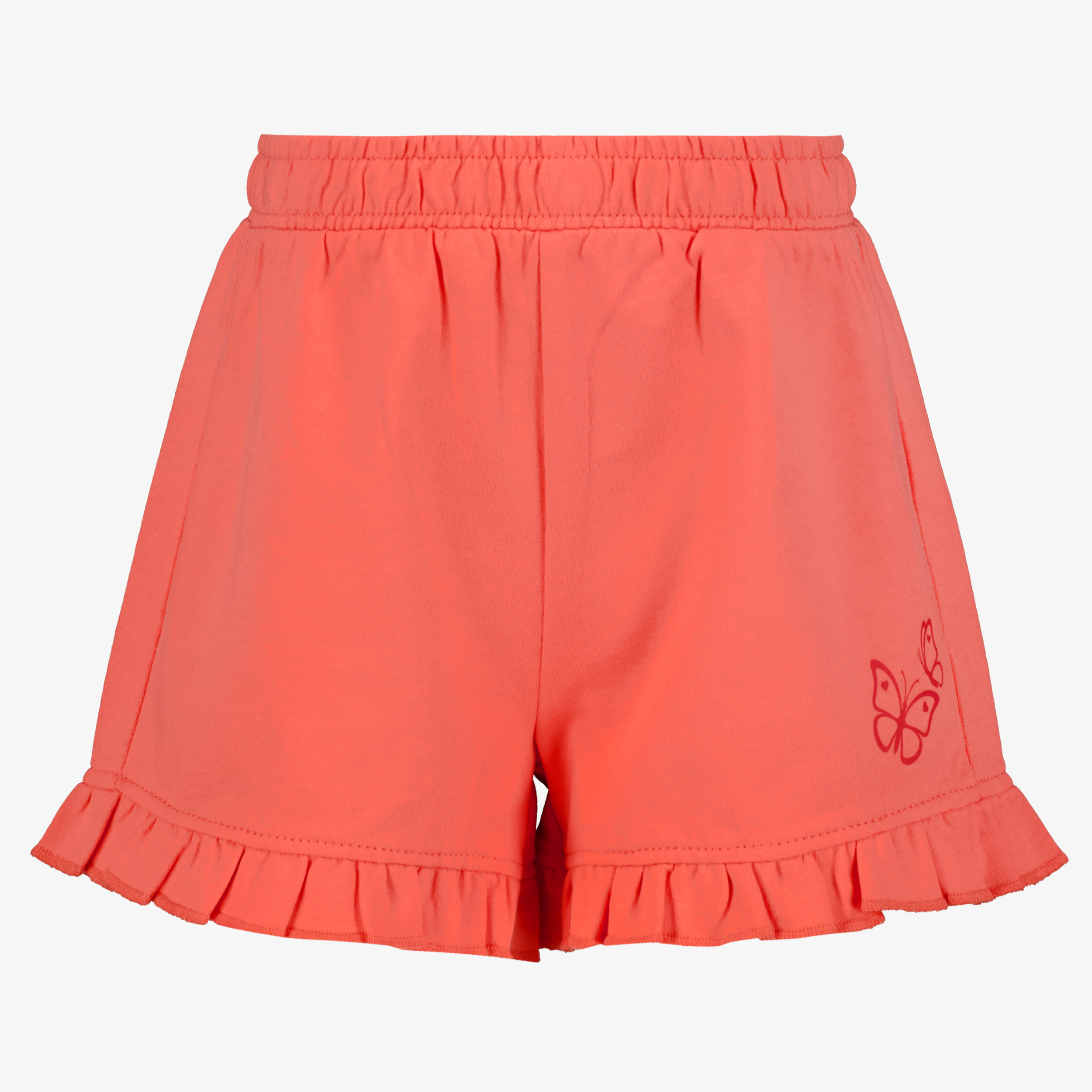 TwoDay meisjes short met ruffles koraalroze TwoDay meisjes short met ruffles koraalroze